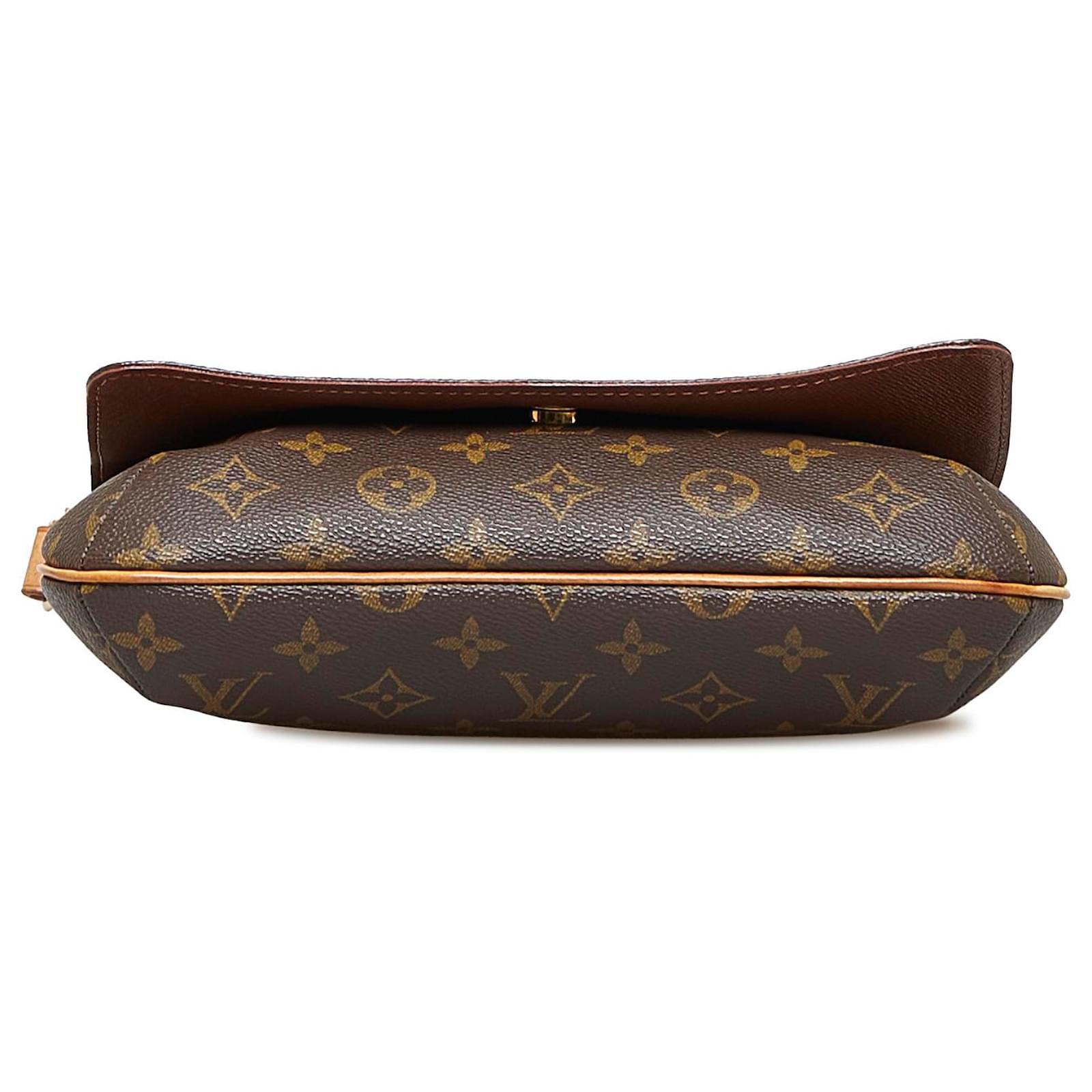 Louis Vuitton Brown Monogram Musette Tango Short Strap Cloth ref.920174 -  Joli Closet