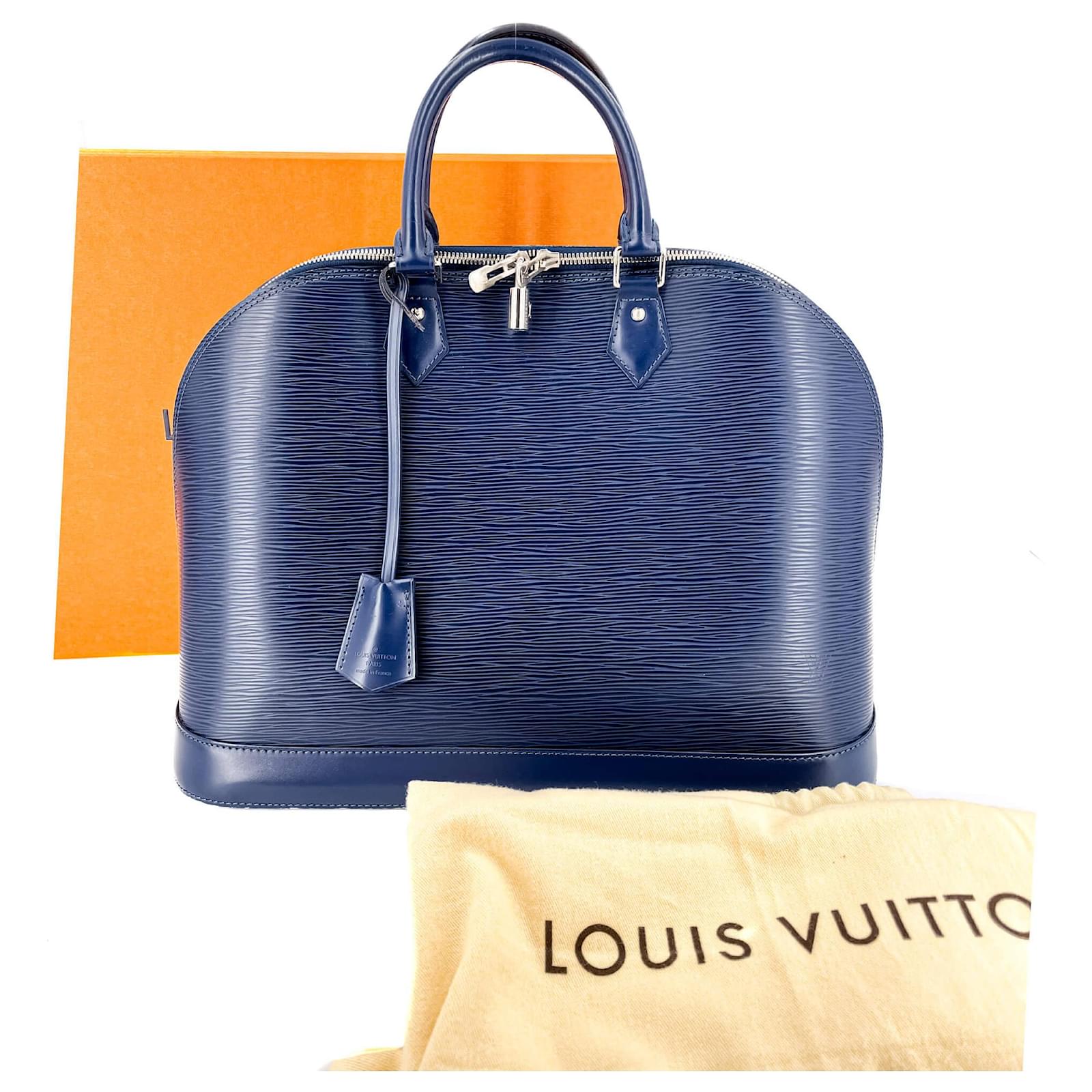 Louis Vuitton Alma mm EPI Leather Satchel Bag