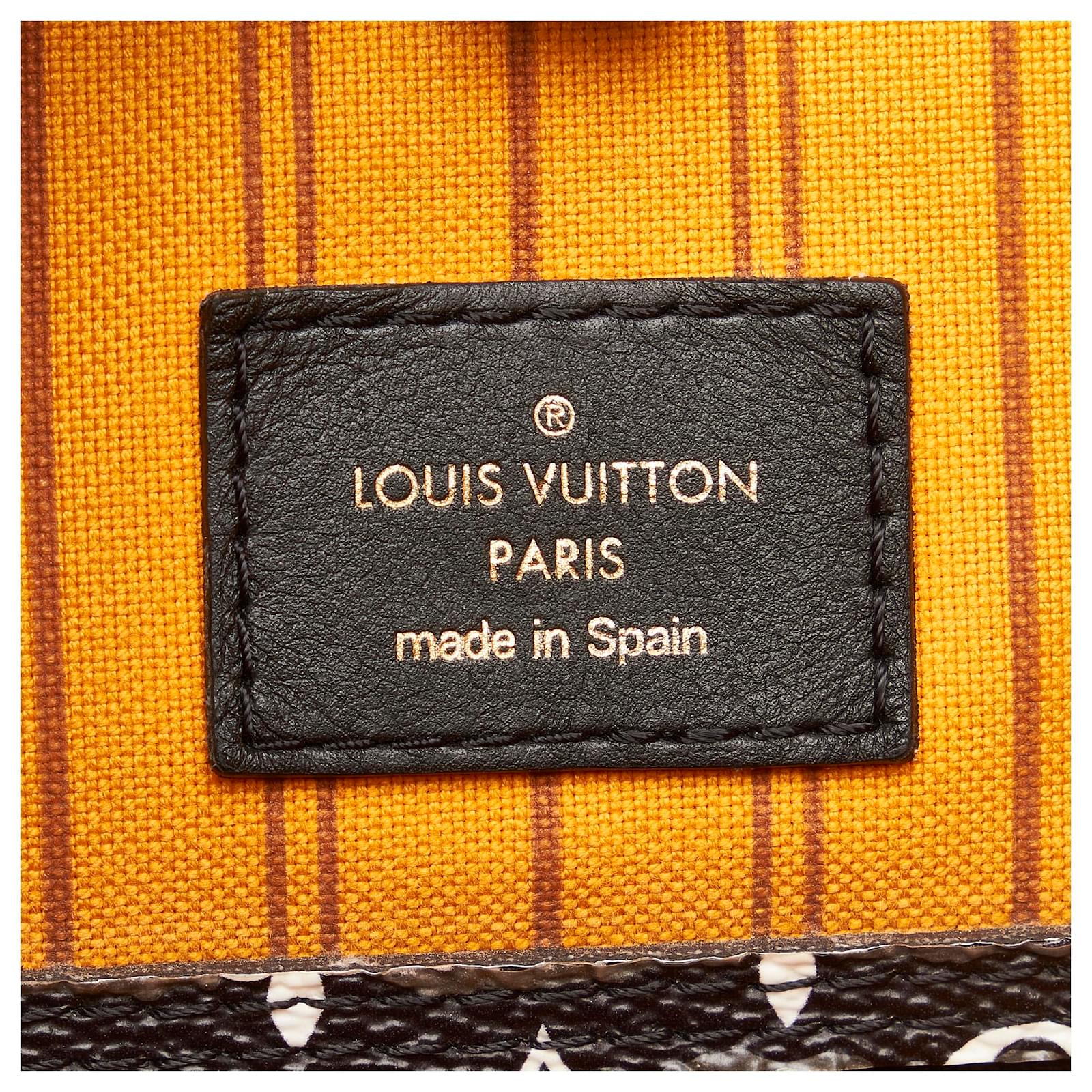 Louis Vuitton Black Monogram Giant Jungle Neverfull MM Multiple colors  Cloth ref.920457 - Joli Closet