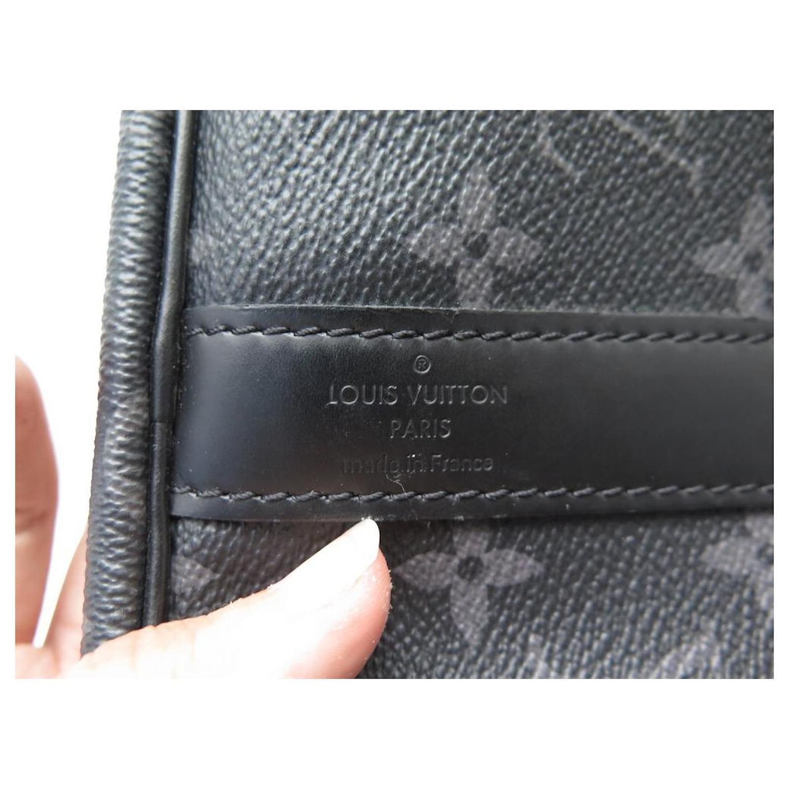 Louis Vuitton Monogram Eclipse Keepall Bandouliere 45 M40569 w/Accessories  Men's