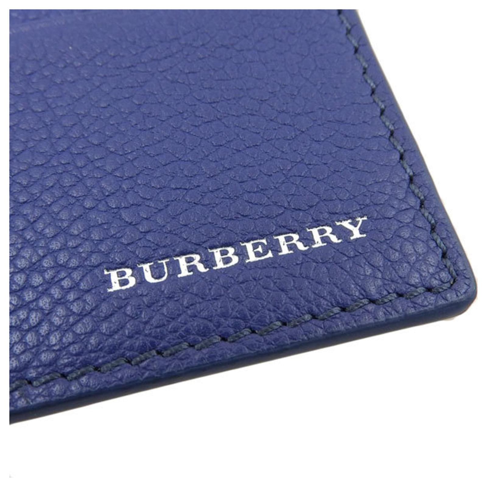 BURBERRY Blue Leather Joli Closet
