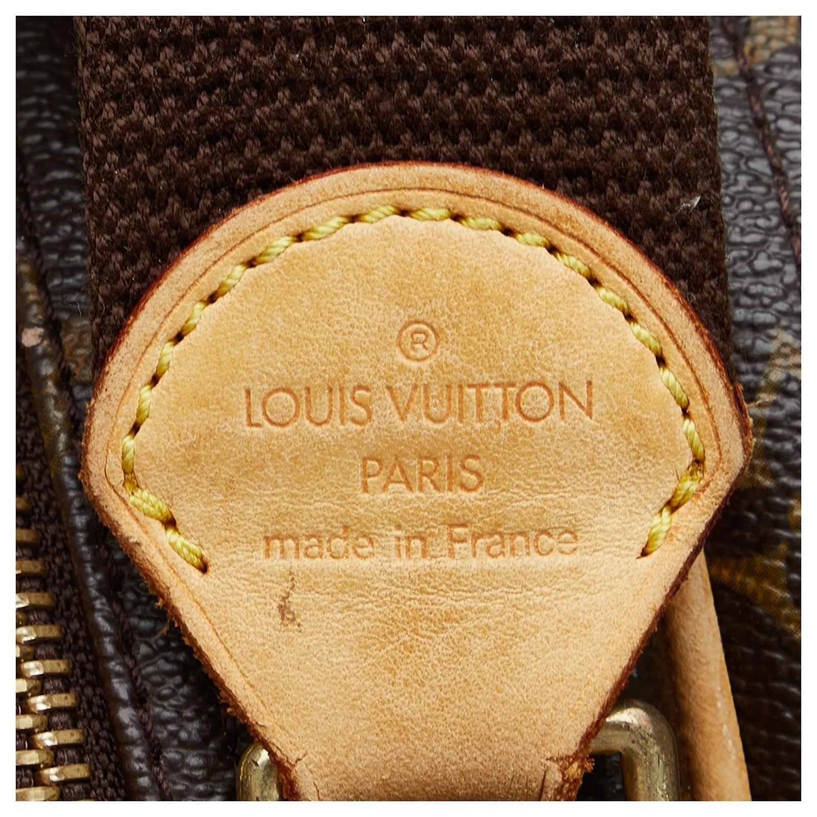 Louis Vuitton Brown Monogram Reporter PM Leather Cloth ref.922083