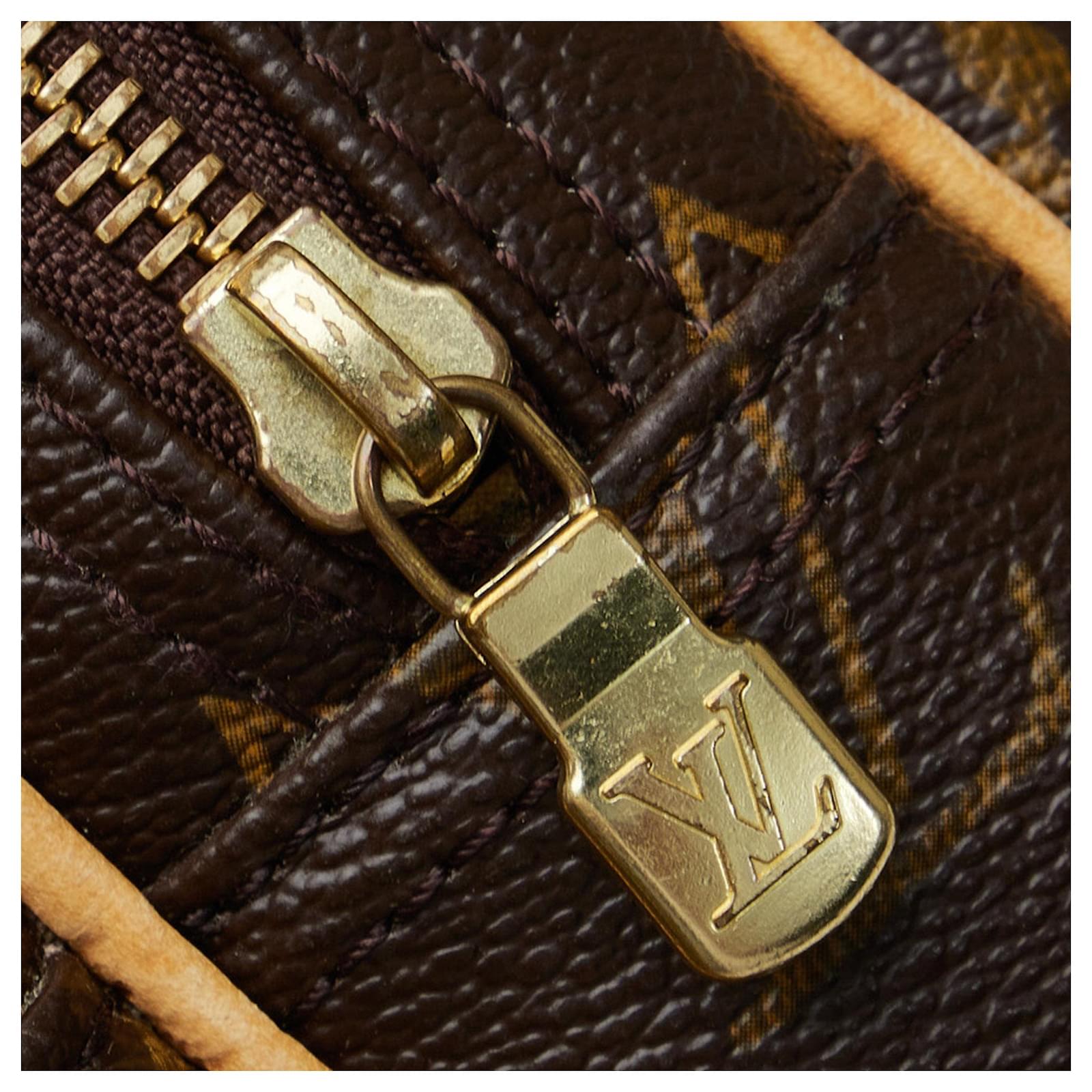 Louis Vuitton Brown Monogram Reporter PM Leather Cloth ref.922083