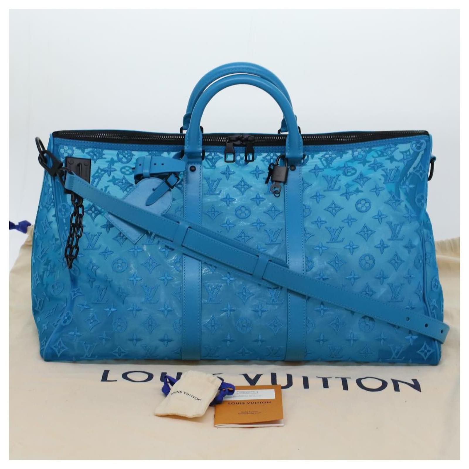 Louis Vuitton Keepall Triangle Bandouliere Bag Monogram Tuffetage Canvas 50  Brown 226050227