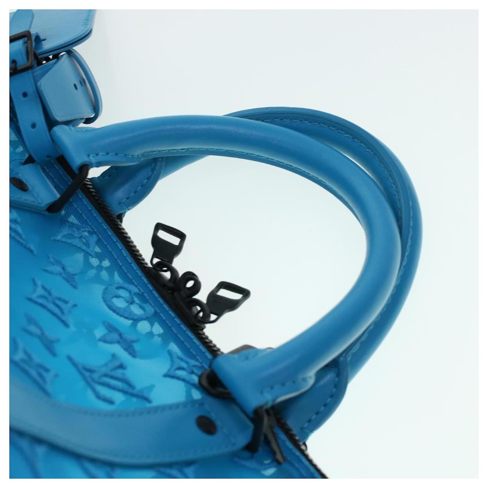 Louis Vuitton Soft Trunk Monogram Mesh Turquoise