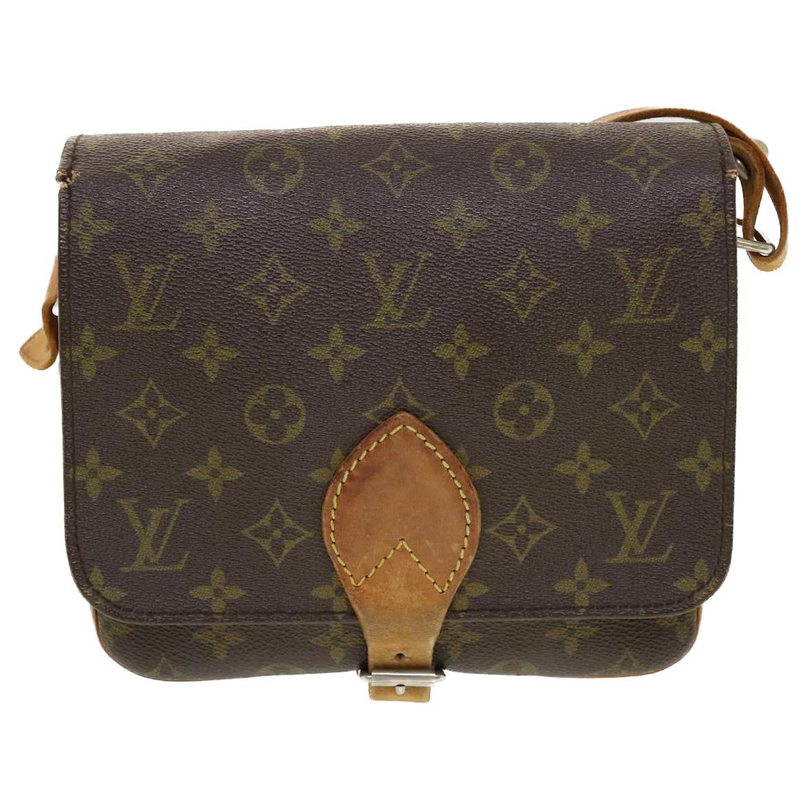 Louis Vuitton Vintage Canvas Cartouchiere MM Messenger Bag M51253