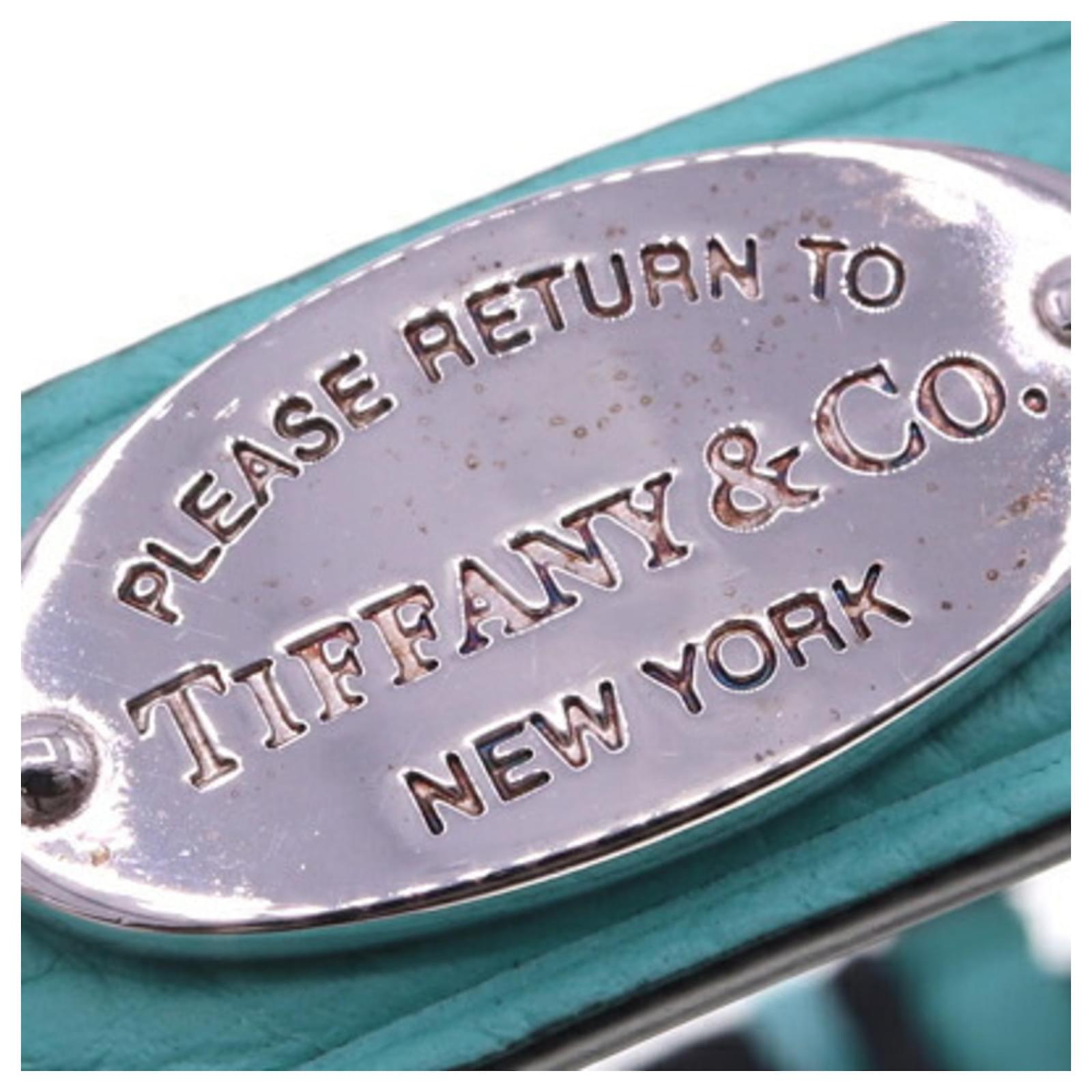 Tiffany & Co Return to Tiffany Blue Leather ref.922546 - Joli Closet
