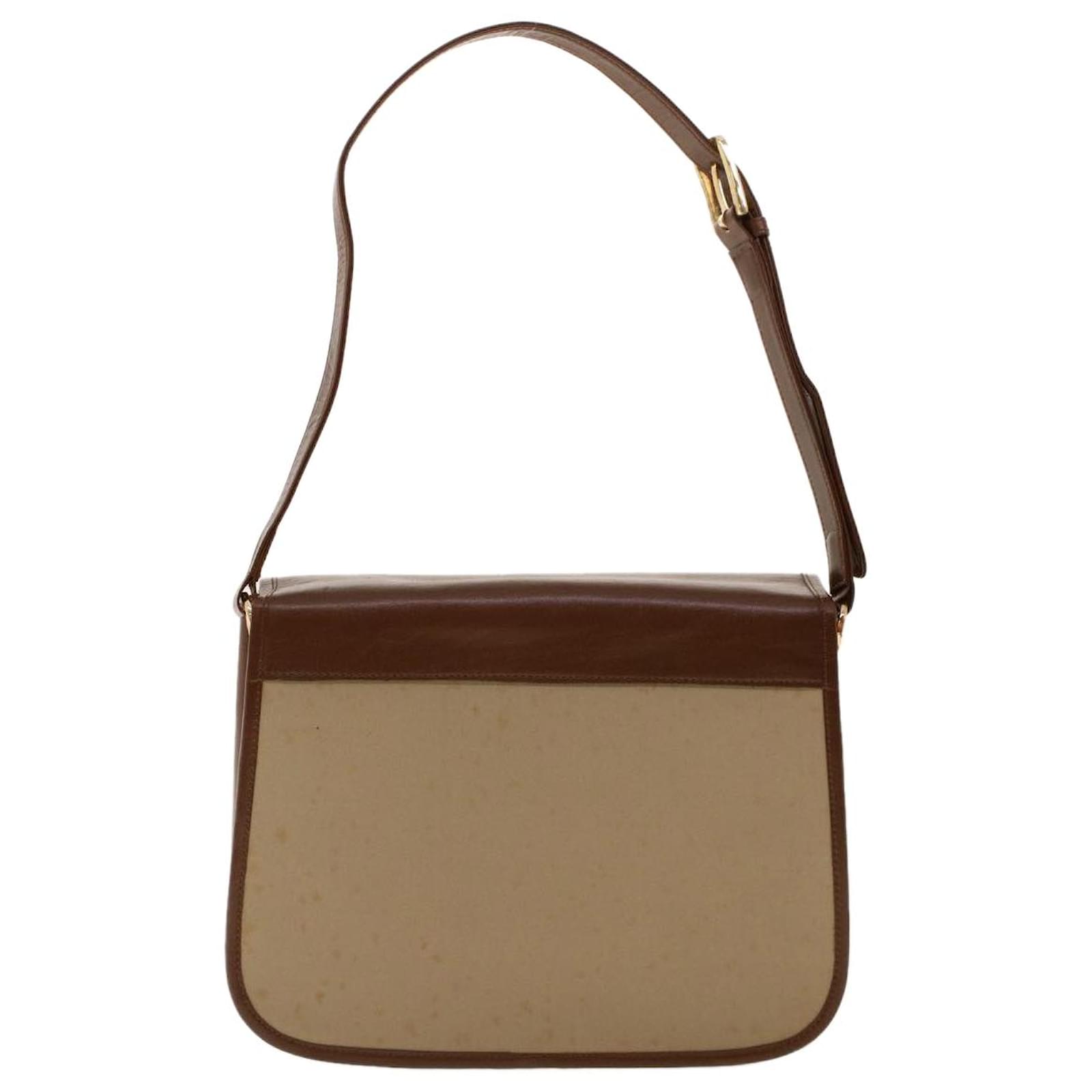 BURBERRY: bag in synthetic leather - Brown