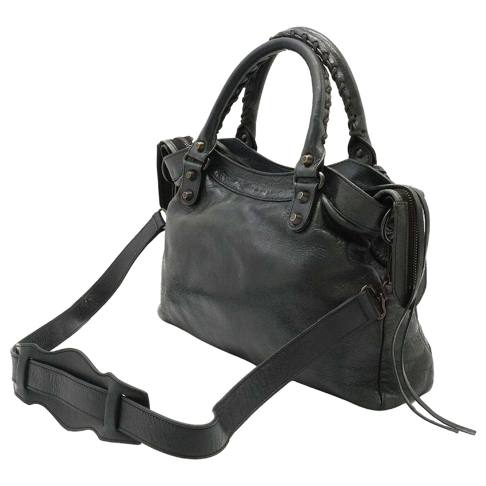 balenciaga town black