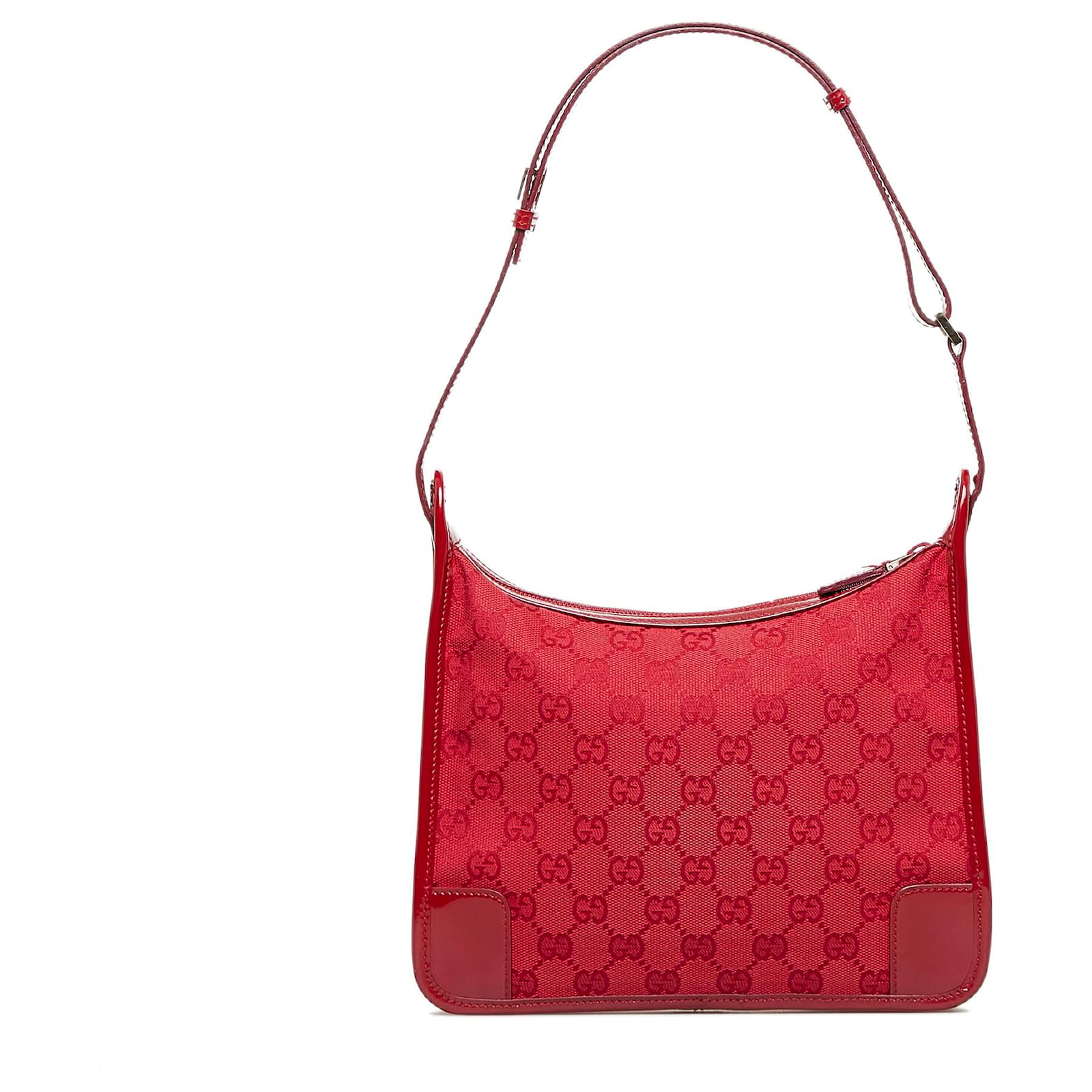 VINTAGE Gucci Red Patent Leather Womens Bag