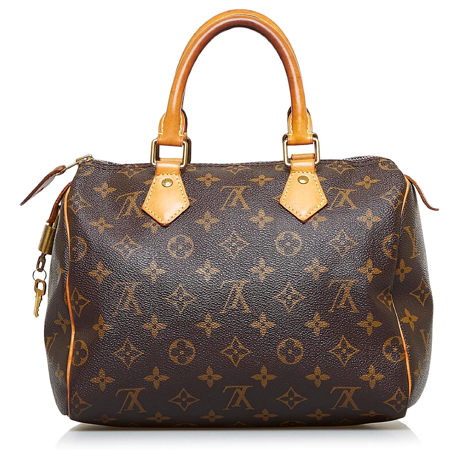 Authentic Louis Vuitton Monogram Canvas Speedy 25 Handbag