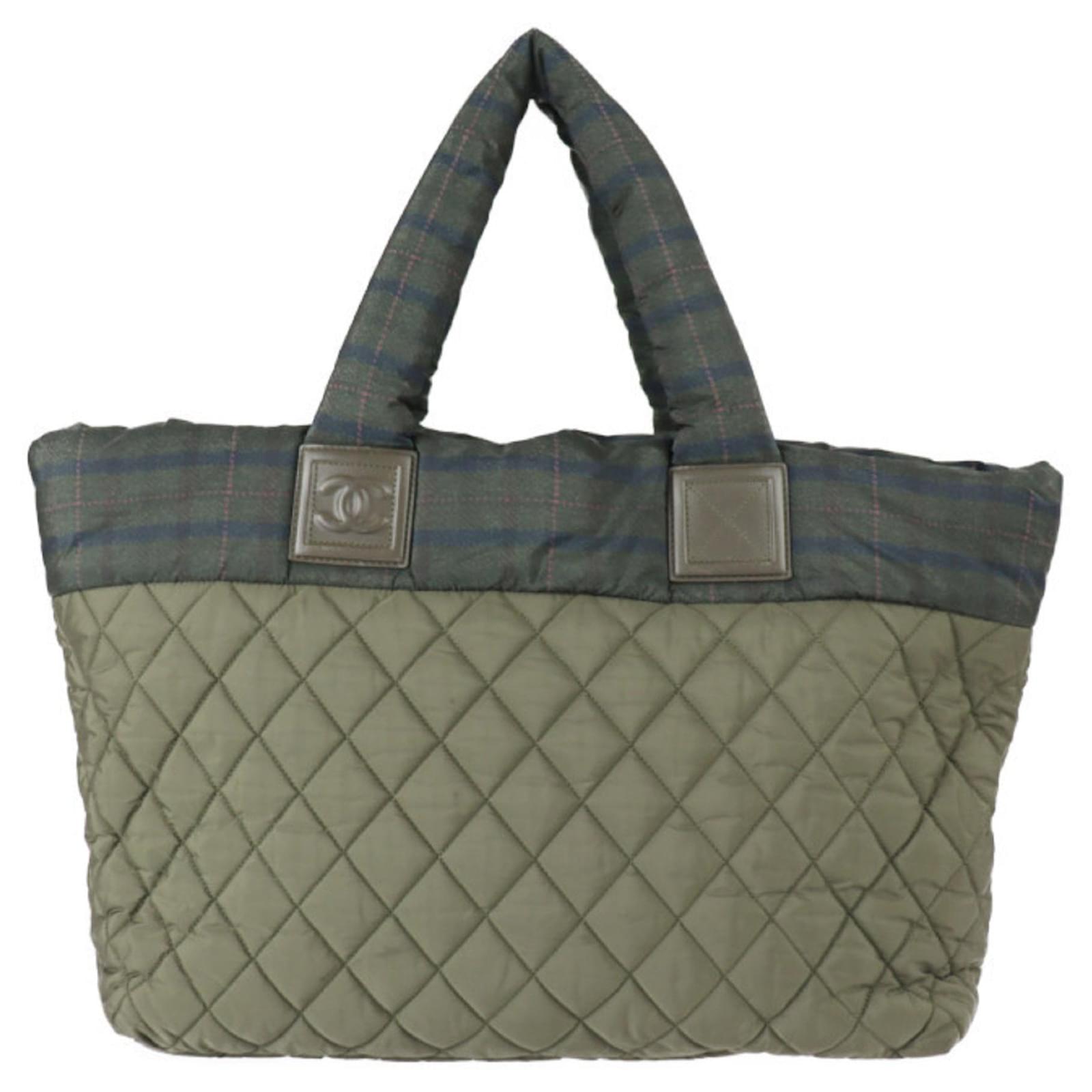 Chanel Coco Cocoon Tote Bag Olive