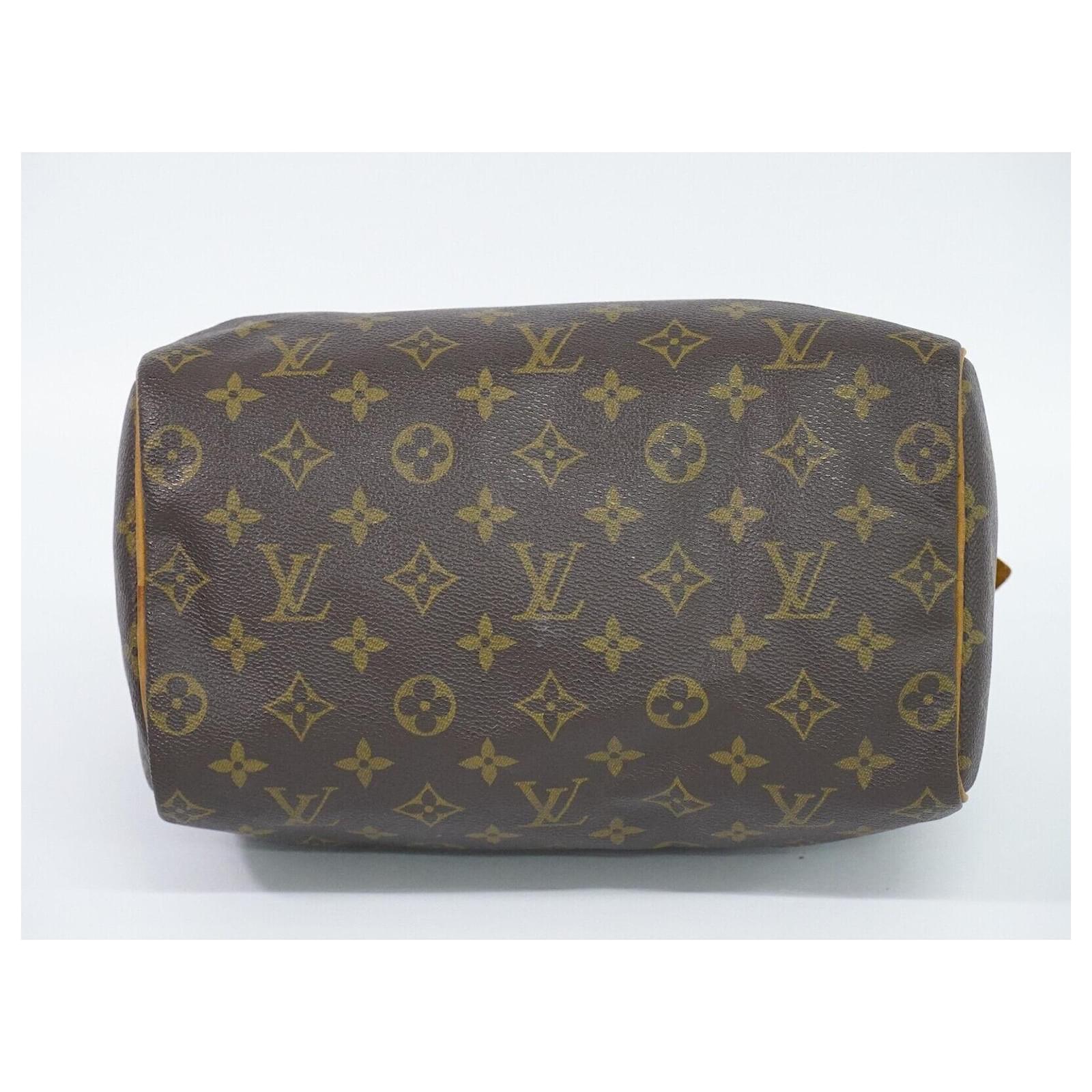 Louis Vuitton Brown Monogram Speedy 25 Cloth ref.923197 - Joli Closet