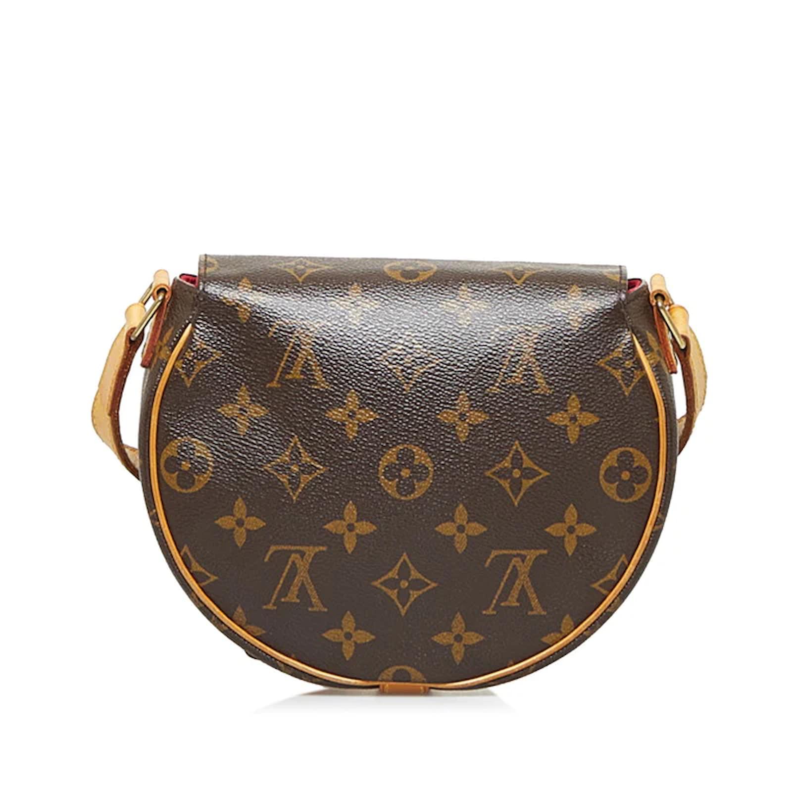 Louis Vuitton Monogram Tambourine Crossbody Bag M51179 Brown Cloth  ref.791795 - Joli Closet