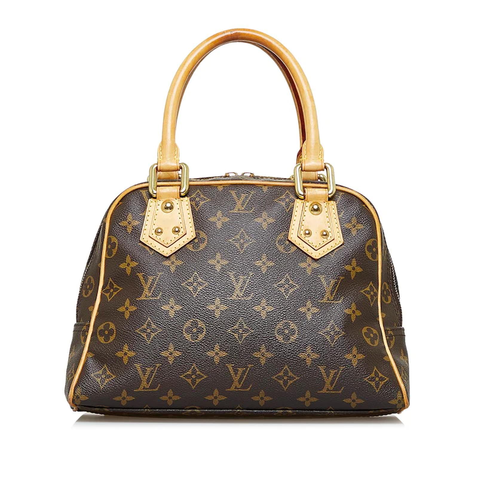 Louis Vuitton Monogram Manhattan PM M40026 Brown Cloth ref.925229