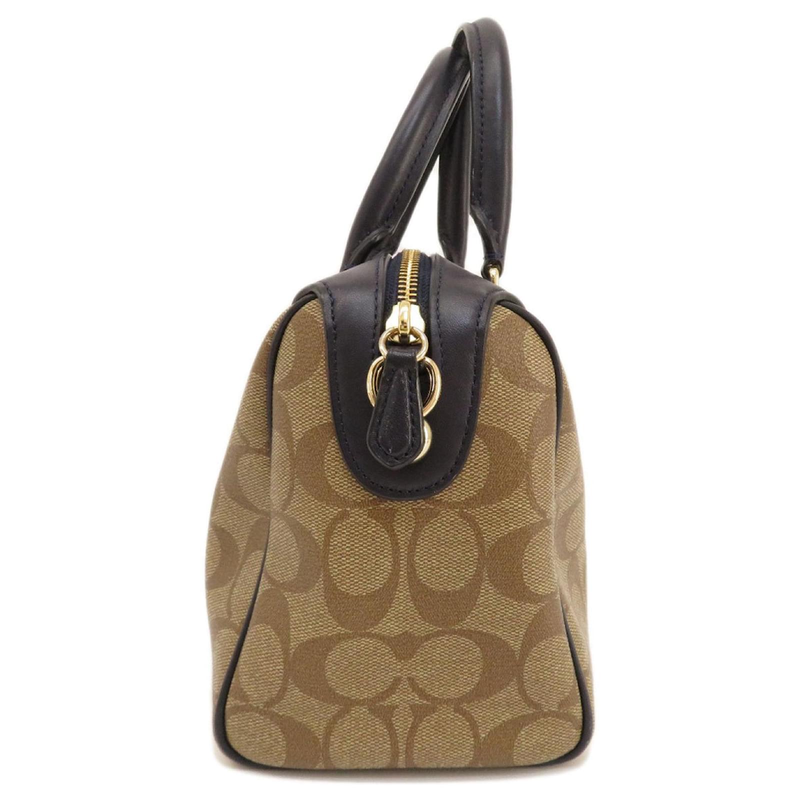 Coach Mini Bennett Satchel In Signature Canvas F32203