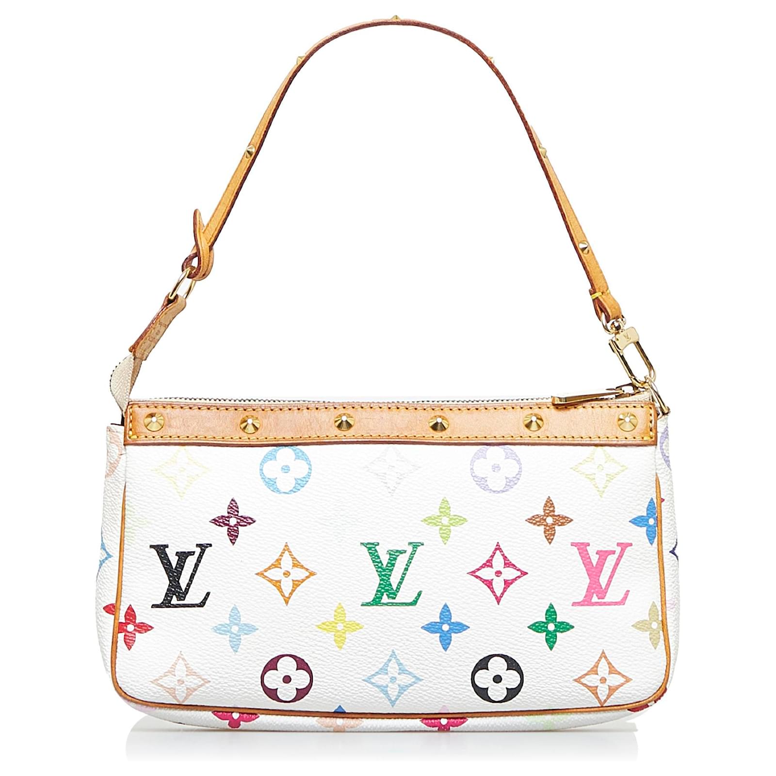 Pochette En Cuir Louis Vuitton Multicolore En Cuir