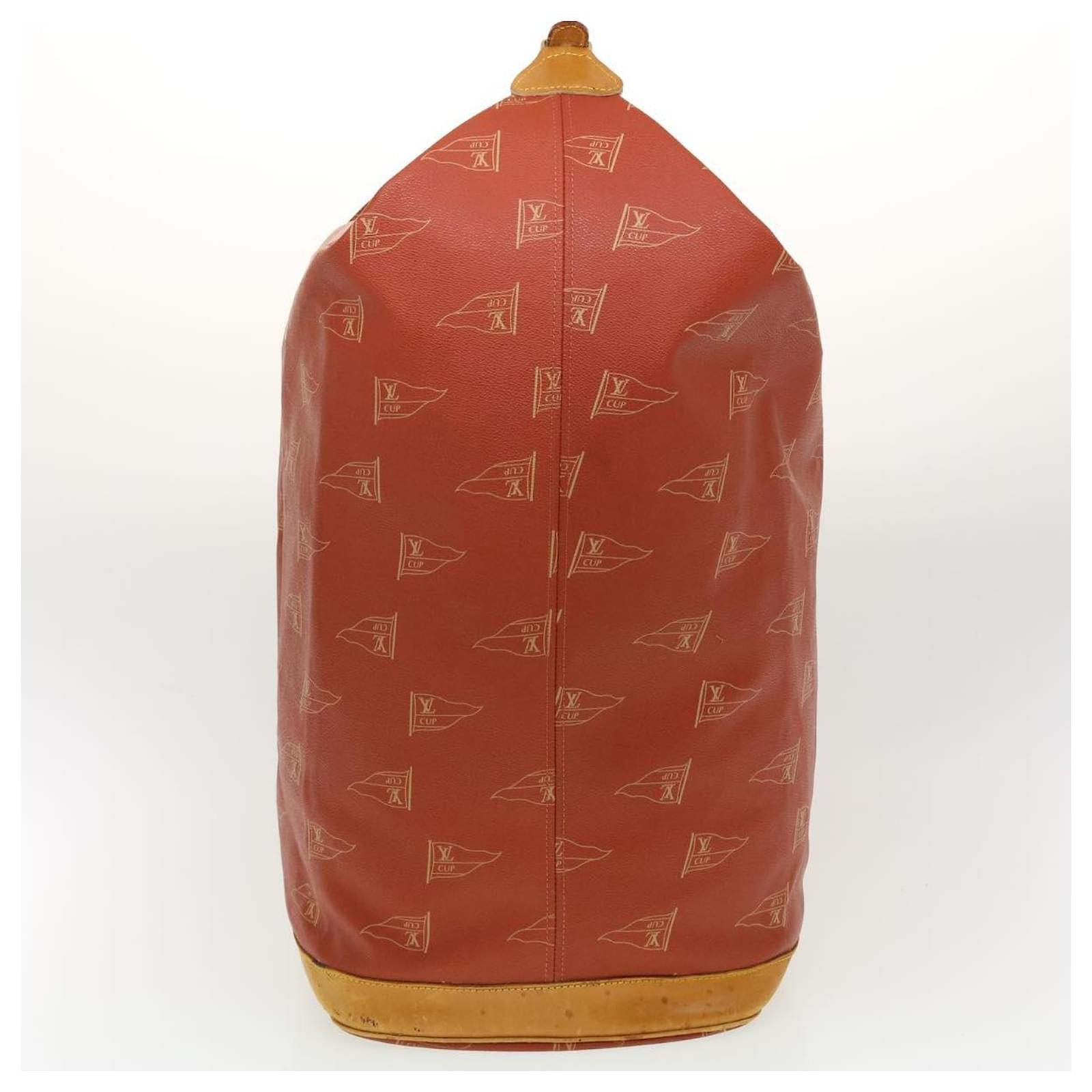 LOUIS VUITTON LV Cup Sac Marine Shoulder Bag PVC Leather Aboganie