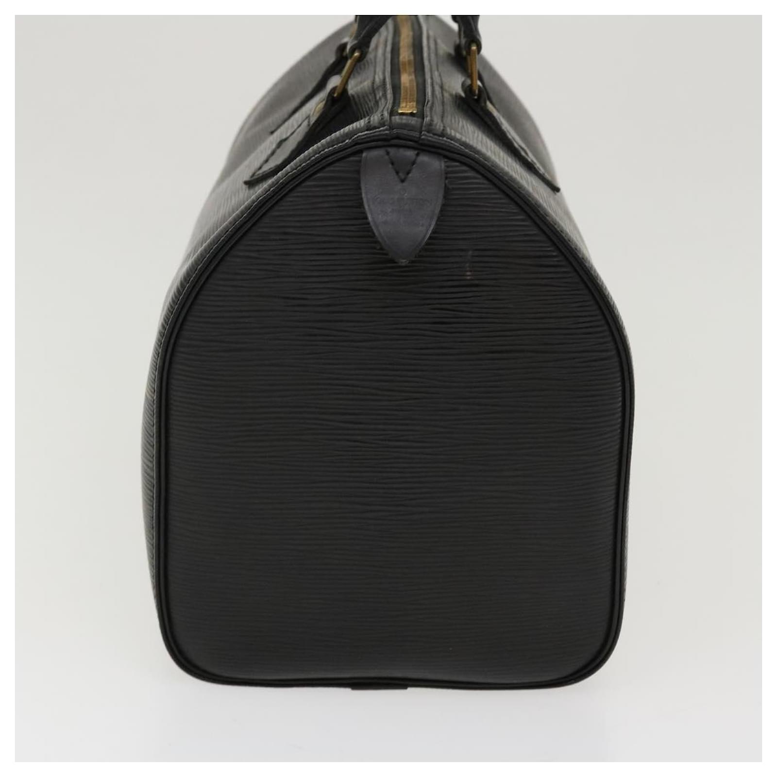 Louis Vuitton Epi Speedy 30 Hand Bag Noir Black M43002 LV Auth 41535  Leather ref.925997 - Joli Closet