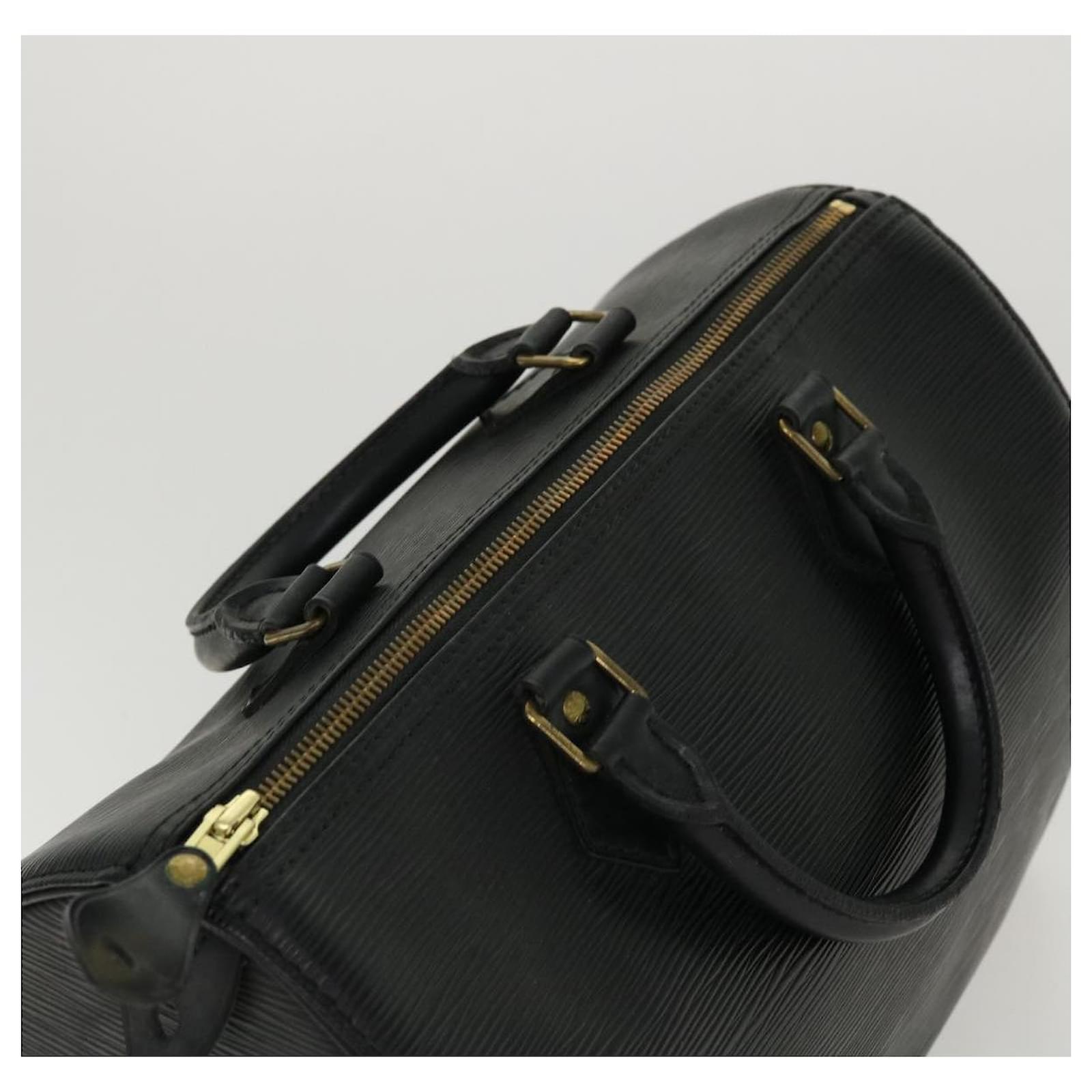 Louis Vuitton Epi Speedy 30 Hand Bag Noir Black M43002 LV Auth 41535  Leather ref.925997 - Joli Closet