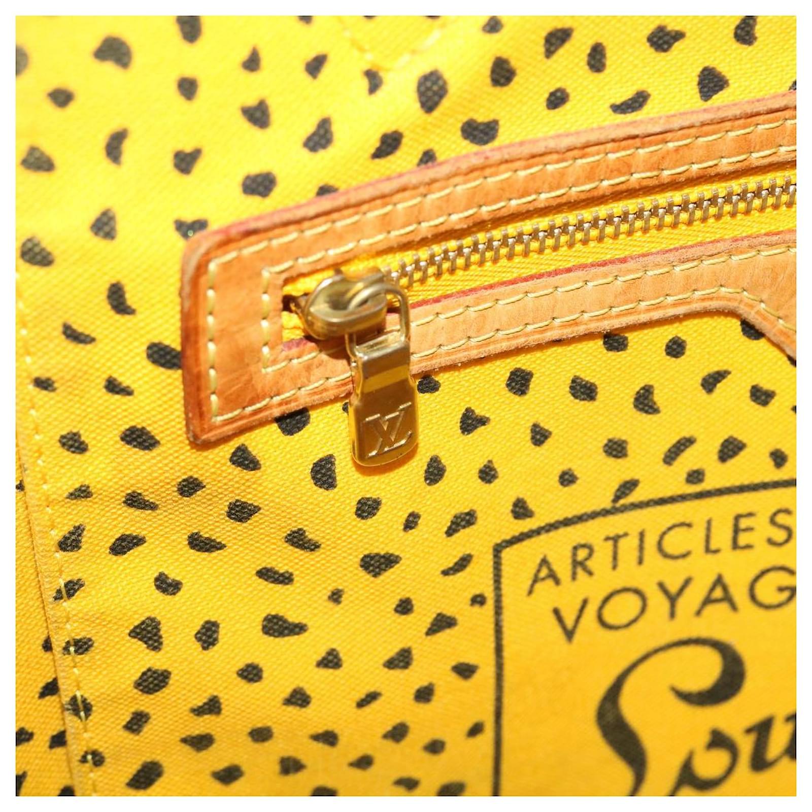 LOUIS VUITTON Monogram Yayoi Kusama Neverfull MM Bag Yellow M40685 LV Auth  42115 Cloth ref.926013 - Joli Closet