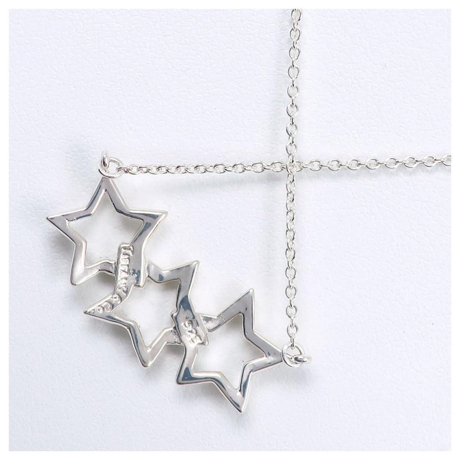 Tiffany & Co Triple Star Silvery Silver ref.JC927000 (Sold) - Joli