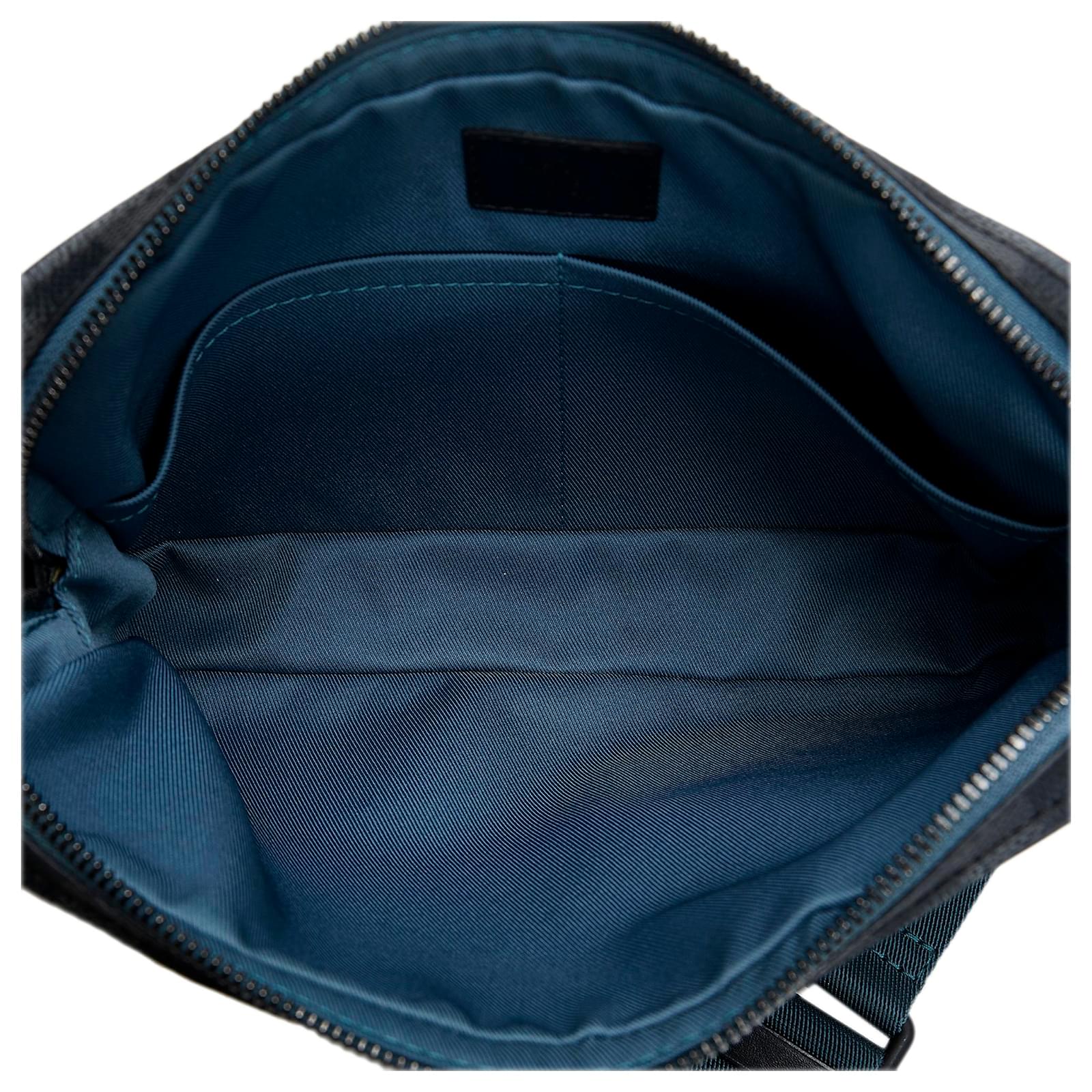 Louis Vuitton Black Damier Graphite Alpha Messenger Bag Cloth ref