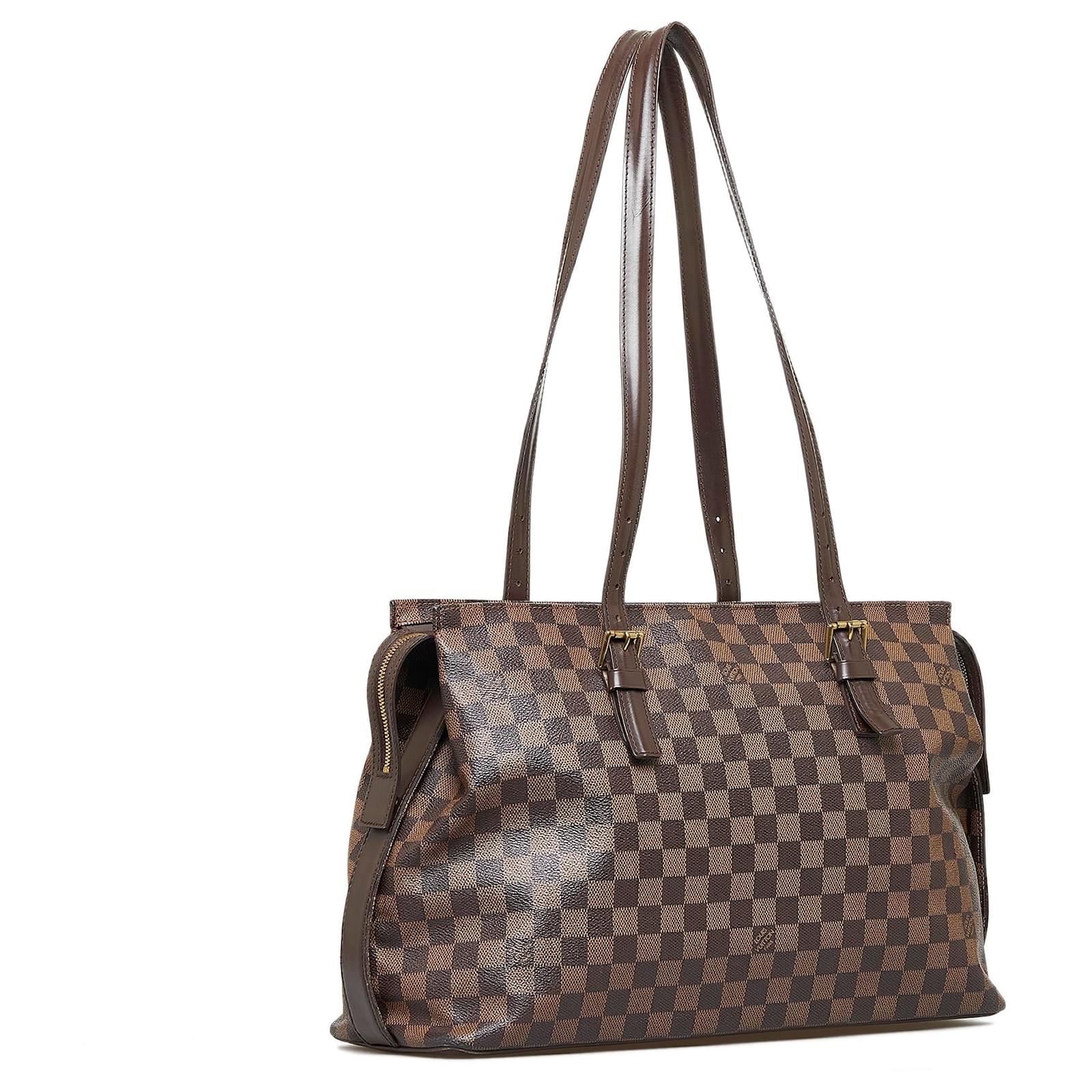 Louis Vuitton Brown Damier Ebene Chelsea Cloth ref.927133 - Joli Closet