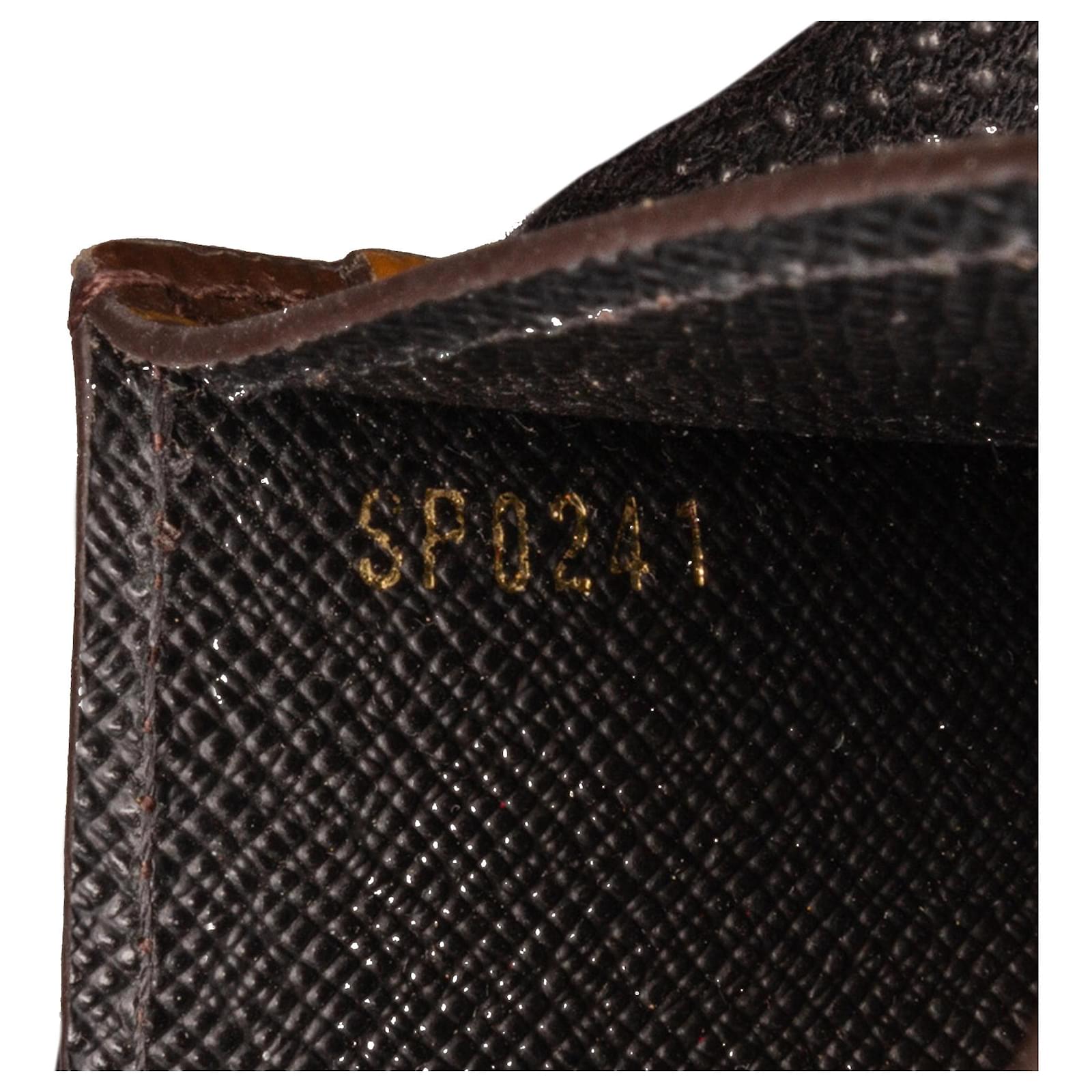 Louis Vuitton Brown Monogram Reverse Card Holder Cloth ref.927192