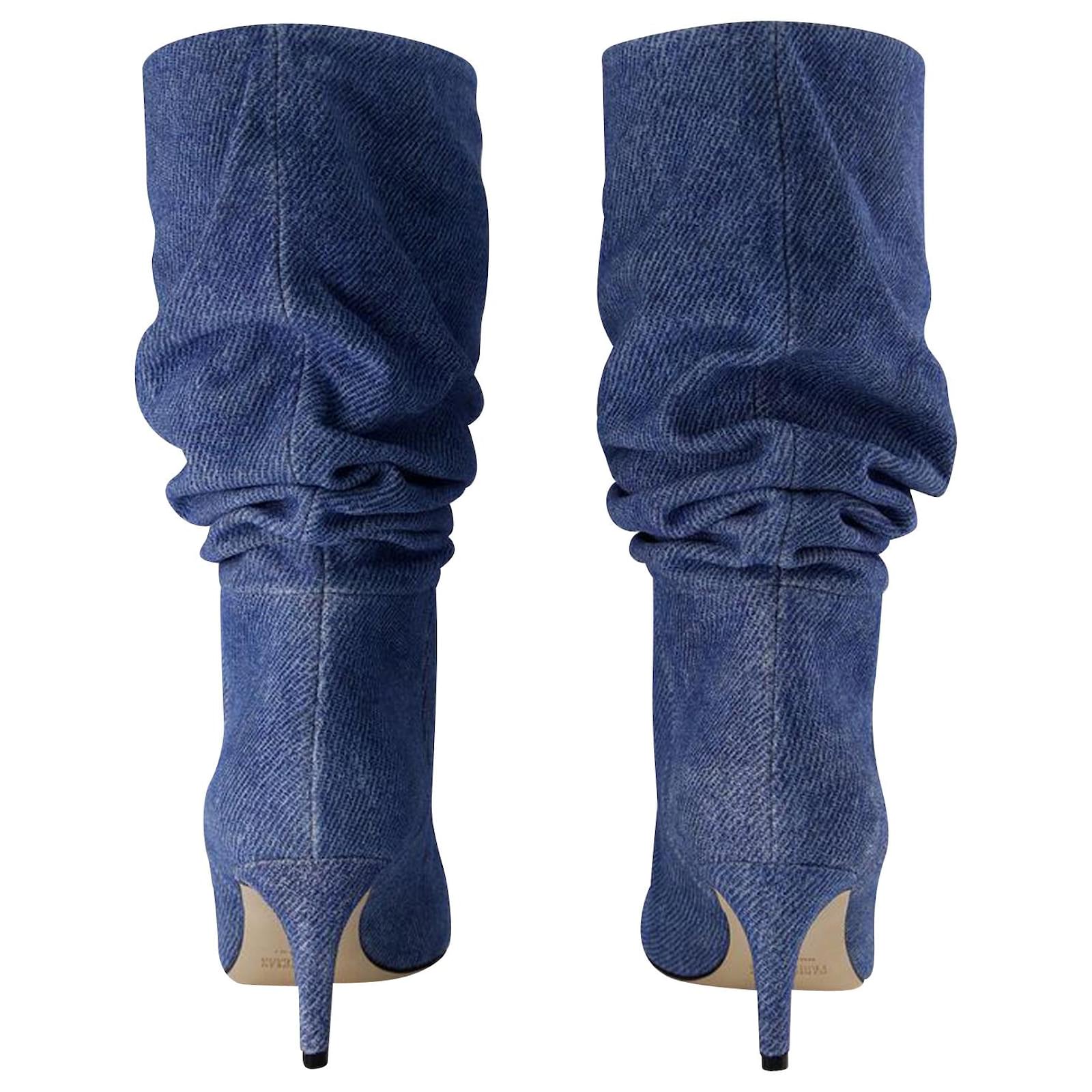 Guess nidia outlet slouchy denim boots