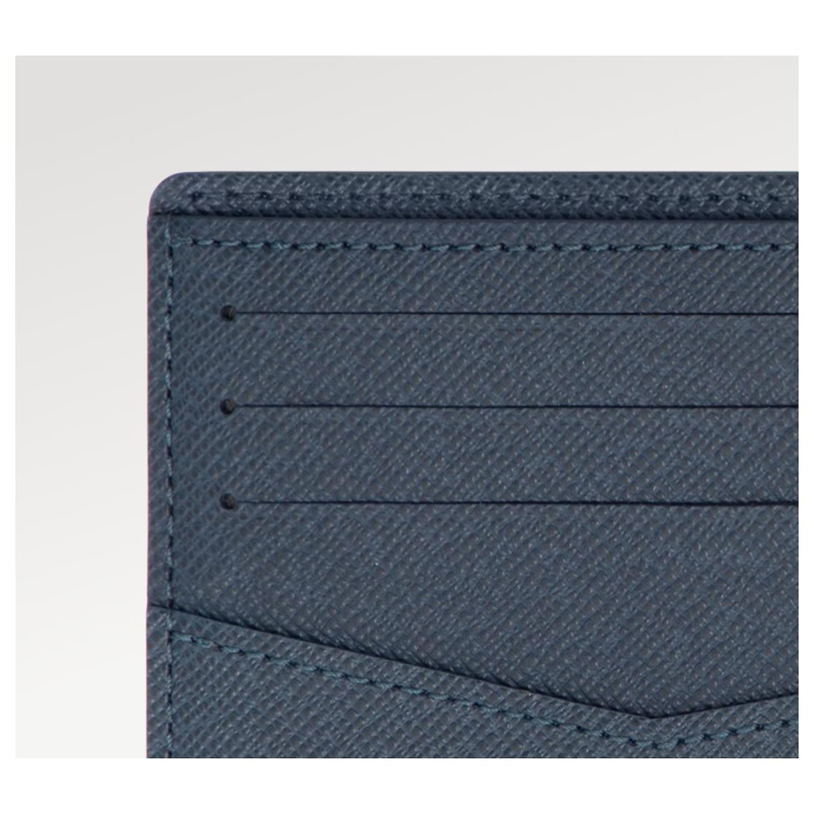 Louis Vuitton LV Aquagarden Slender wallet new Blue Cloth ref.927796 - Joli  Closet