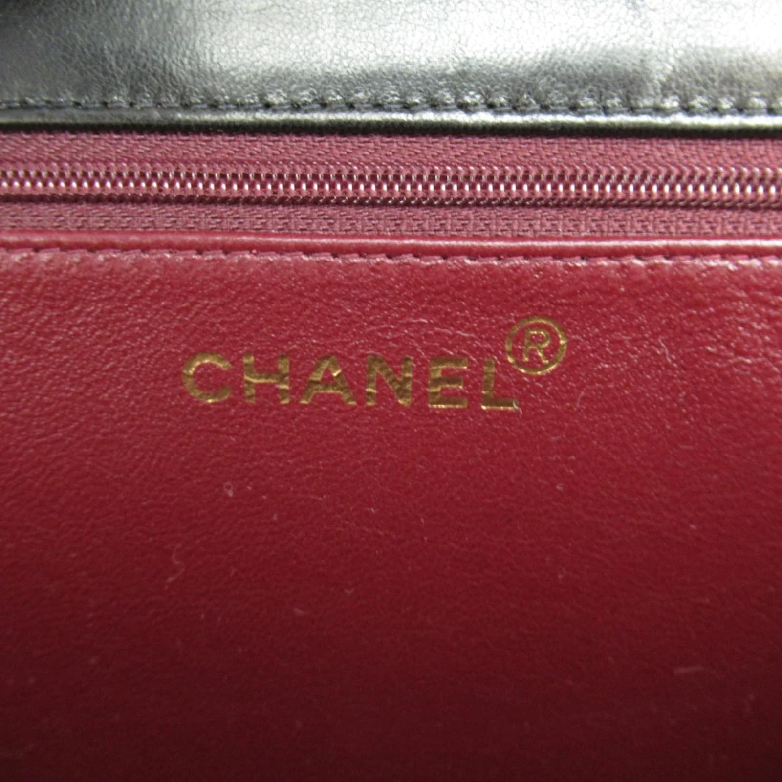 Chanel Medium Classic Single Flap Bag A03570 Black Leather Lambskin  ref.928224 - Joli Closet