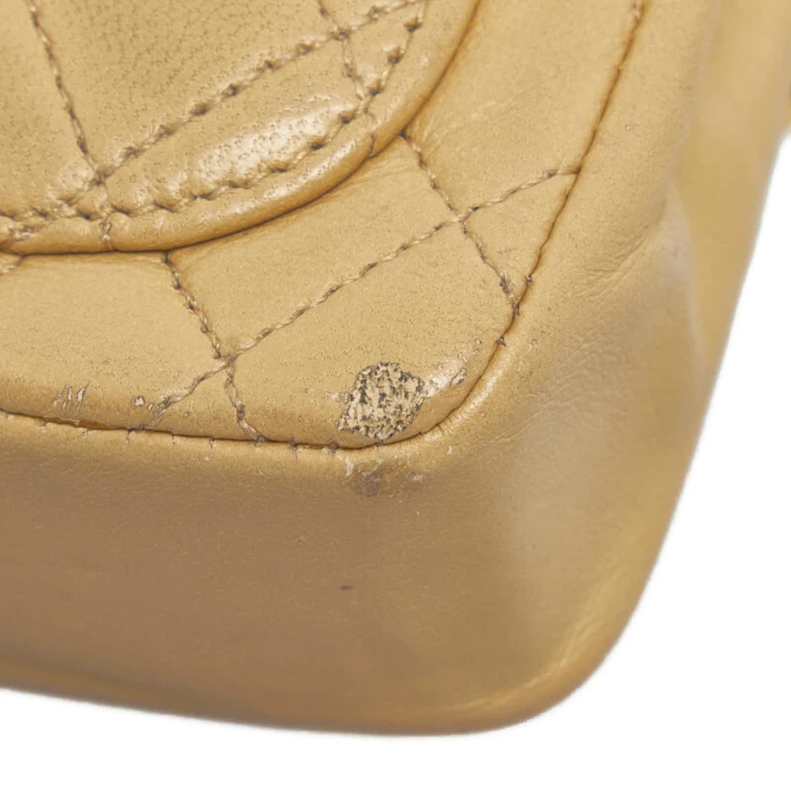 Chanel Micro Classic Flap Belt Bag Beige Leather Pony-style calfskin  ref.928238 - Joli Closet