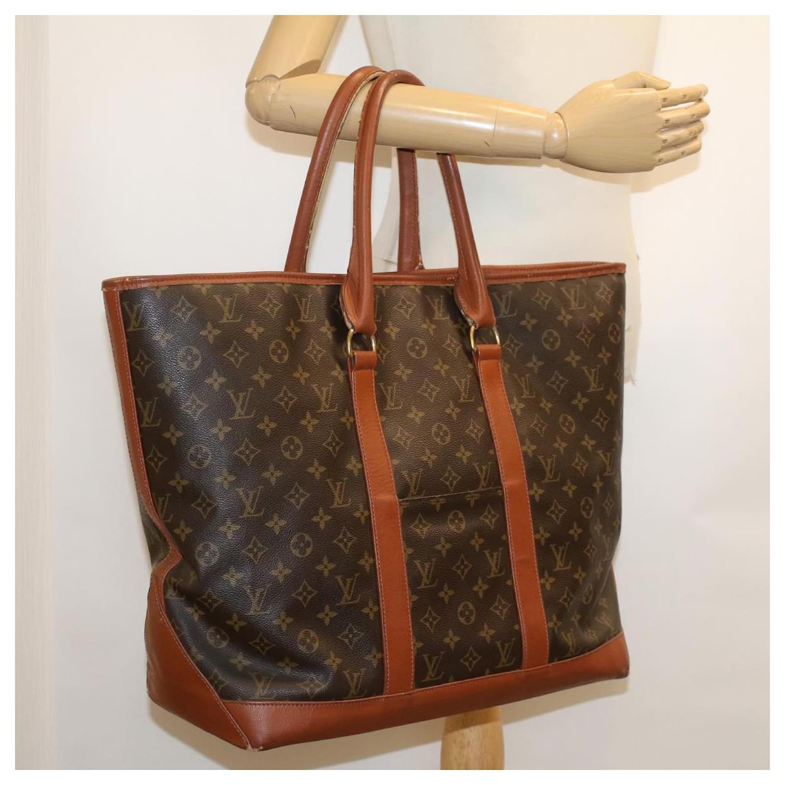 Louis Vuitton Monogram Sac Weekend GM Vintage Tote Bag