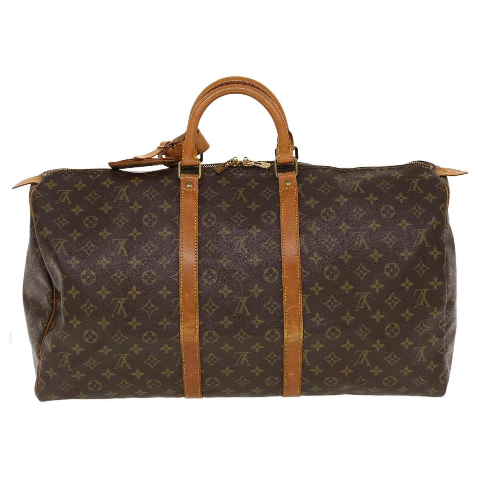 Louis Vuitton Monogram Keepall 55 Boston Bag M41424 LV Auth 42610 Cloth  ref.929317 - Joli Closet