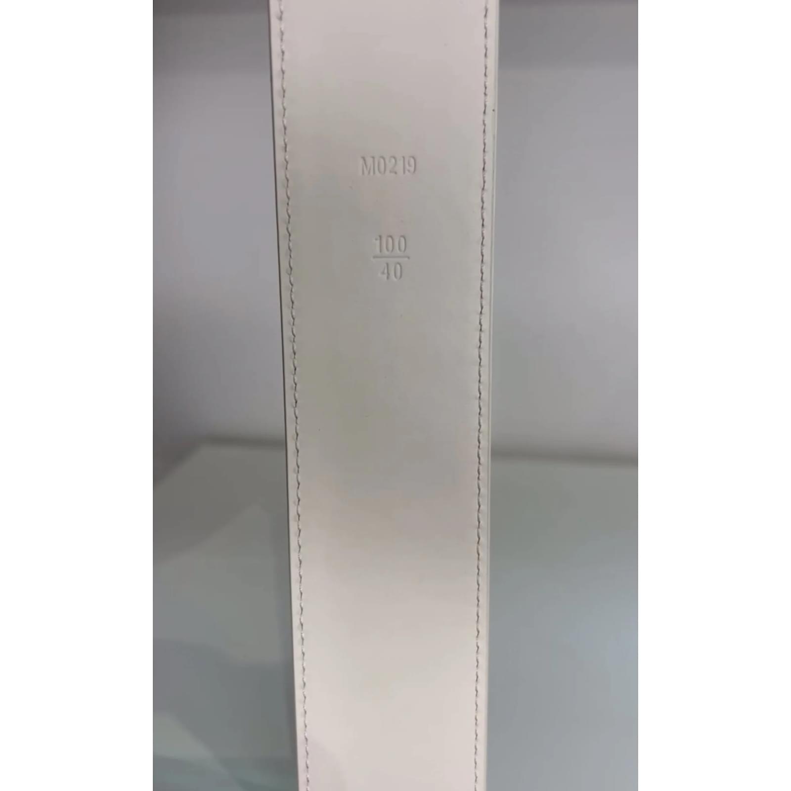 LOUIS VUITTON Belts cm 100 Leather Metallic ref.931315 - Joli Closet