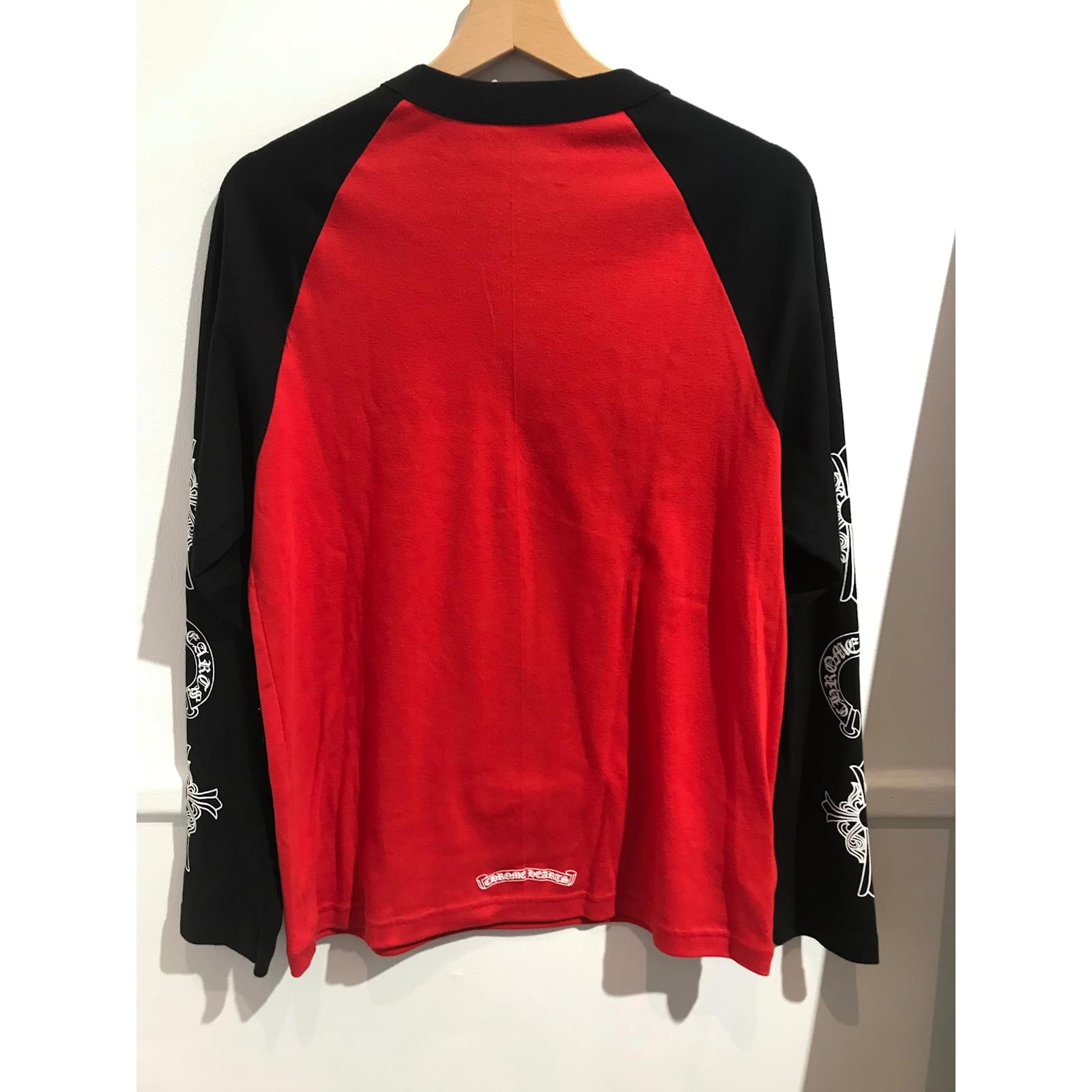 CHROME HEARTS Tops T.International L Cotton Red ref.932852 CHROME HEARTS Tops T.International L Cotton Red ref.932852