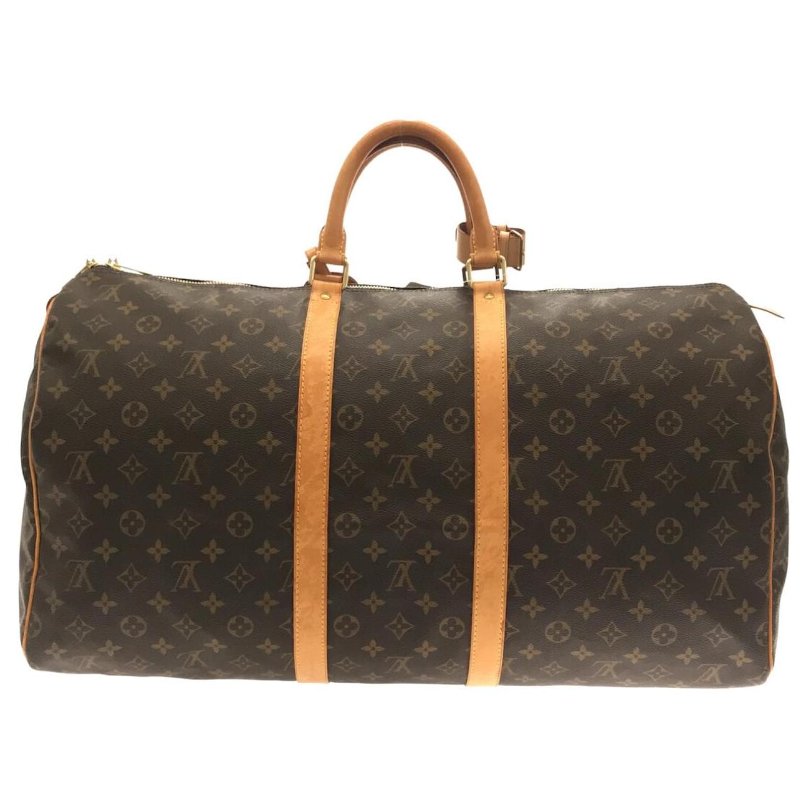 Louis Vuitton Keepall 55 Brown Cloth ref.933569 - Joli Closet