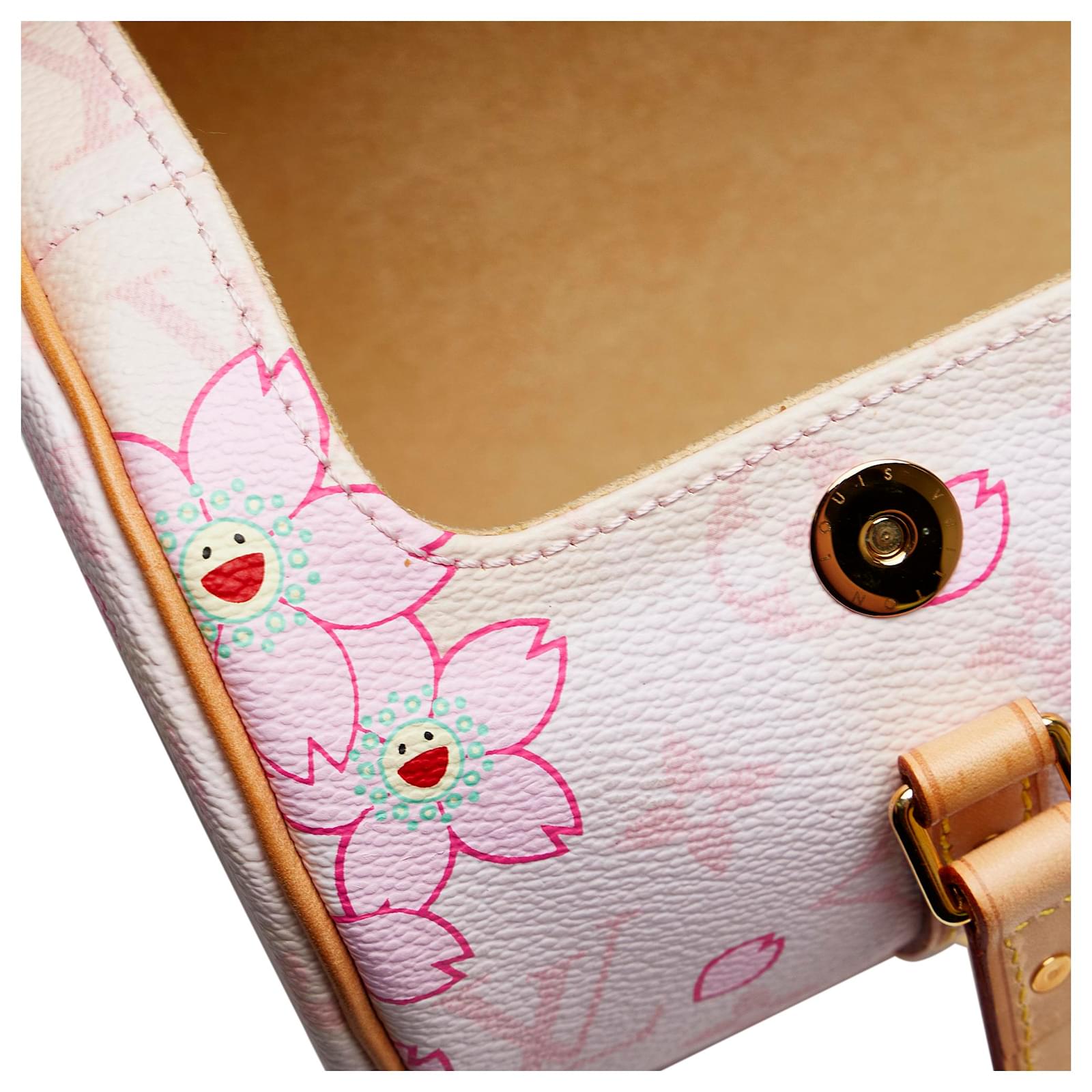 Louis Vuitton Monogram Cherry Blossom Papillon M92010 Pink Cloth ref.785653  - Joli Closet