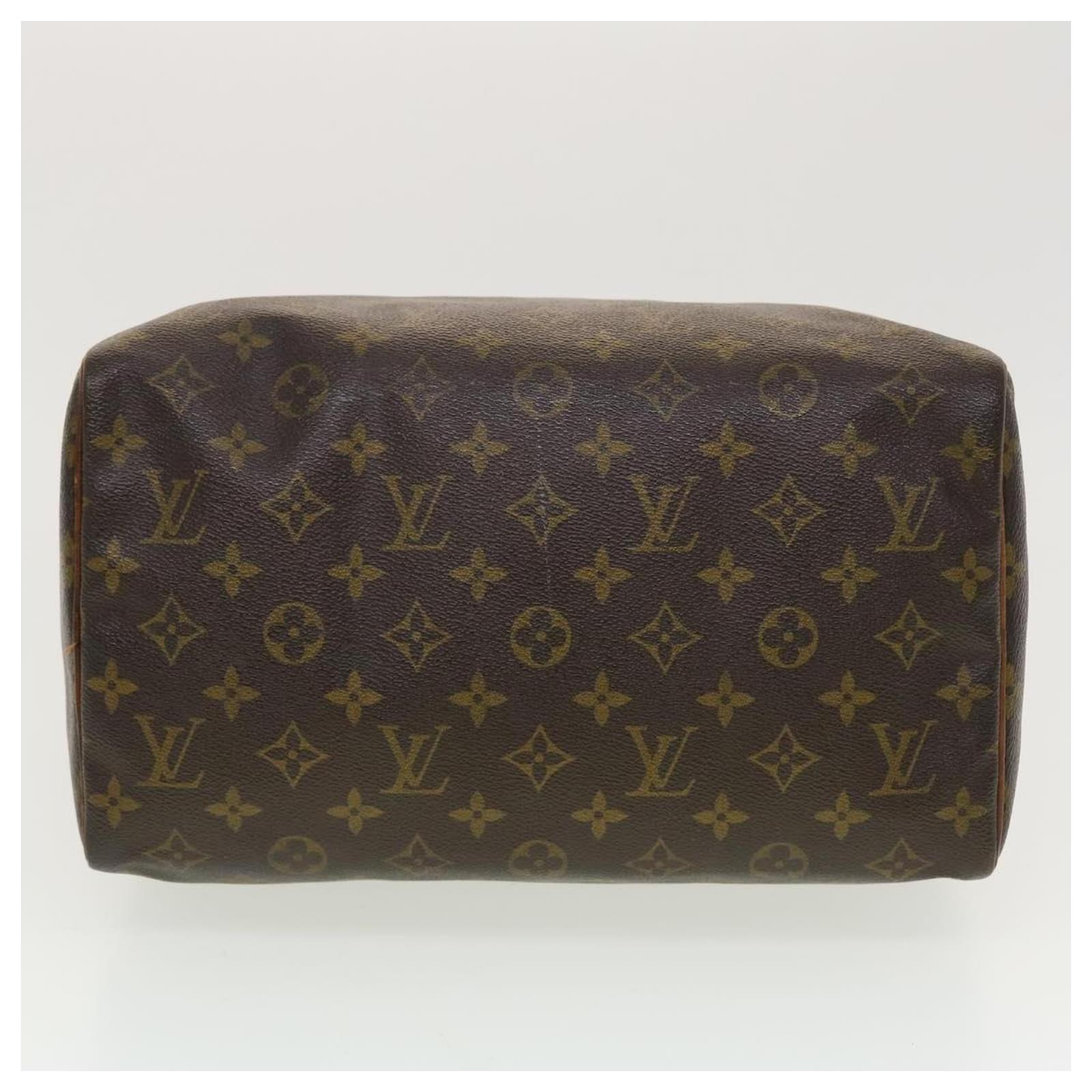 Louis Vuitton Monogram Speedy 30 Hand Bag M41526 LV Auth 42652