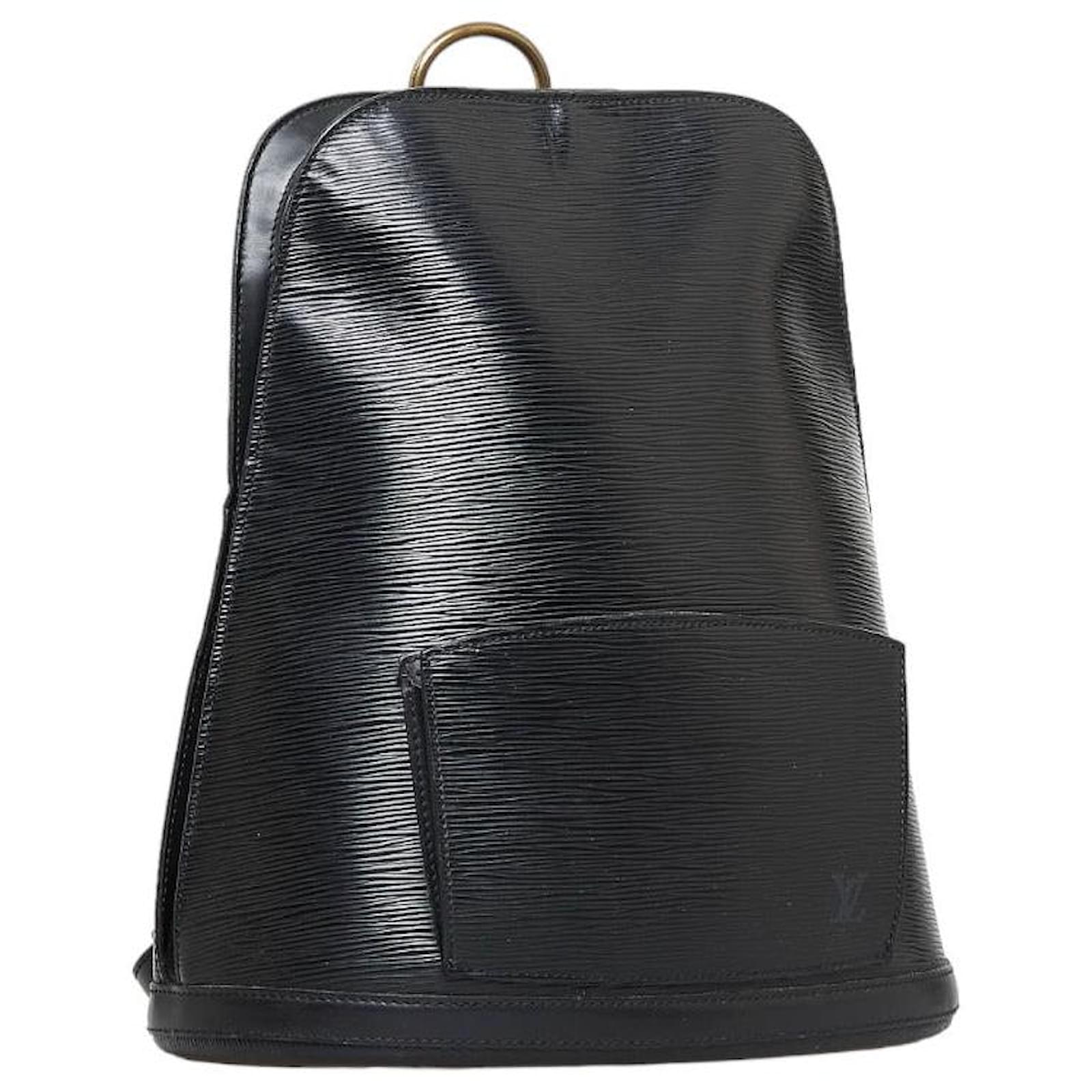 Louis Vuitton Gobelin Backpack Black Epi Gold