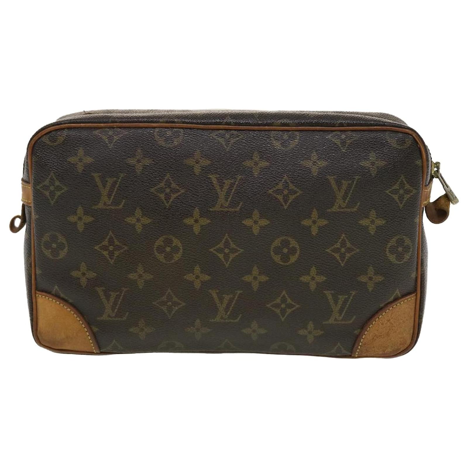 Louis Vuitton Monogram Compiegne 23 Clutch Bag M51847 LV Auth