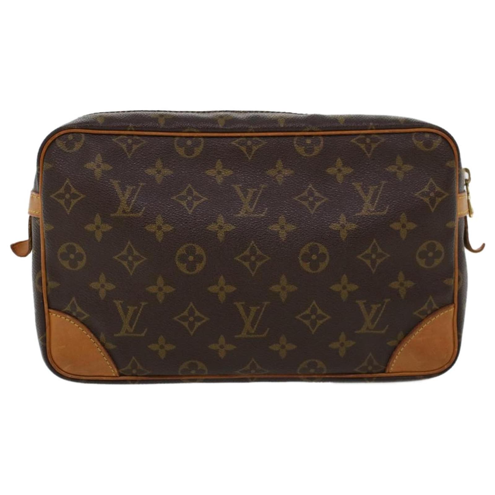 Louis Vuitton Monogram Compiegne 28 Clutch Bag M51845 LV Auth am4396 Cloth  ref.934548 - Joli Closet