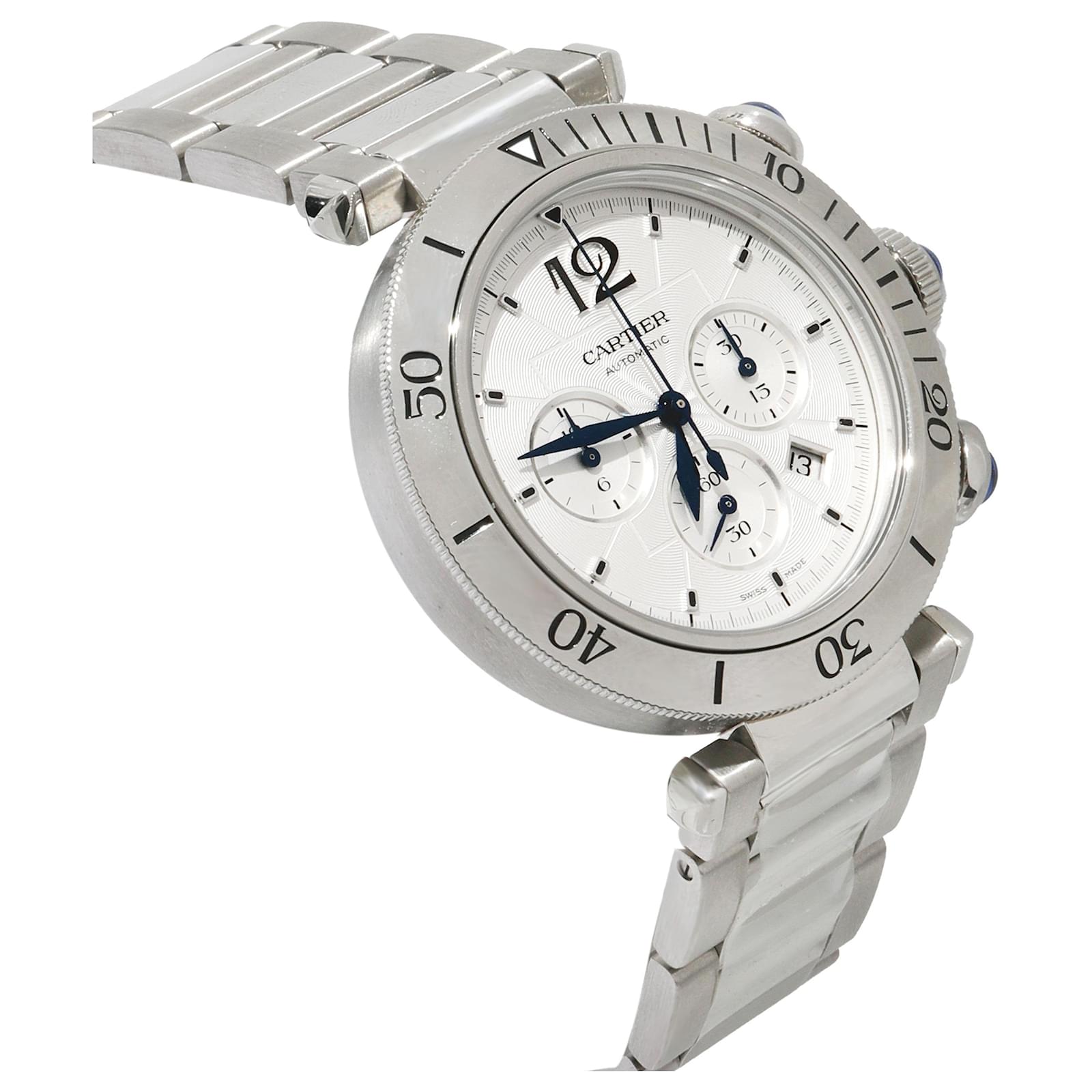 Cartier Pasha de Cartier WSPA0018 Montre Homme En Acier Inoxydable