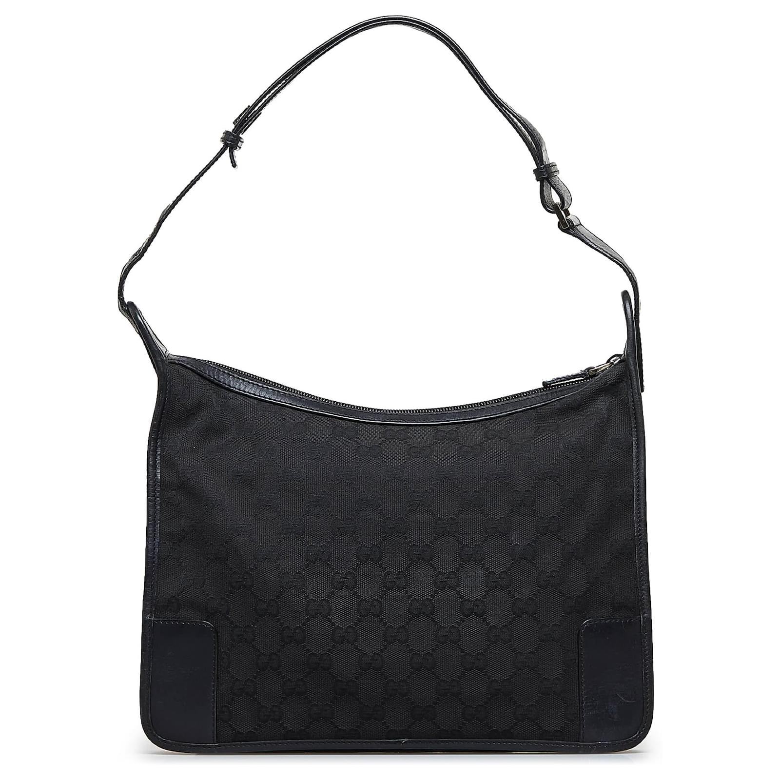 Borsa a tracolla piccola GG Marmont Gucci nera Nero Pelle Vitello simile a  un vitello ref.992781 - Joli Closet