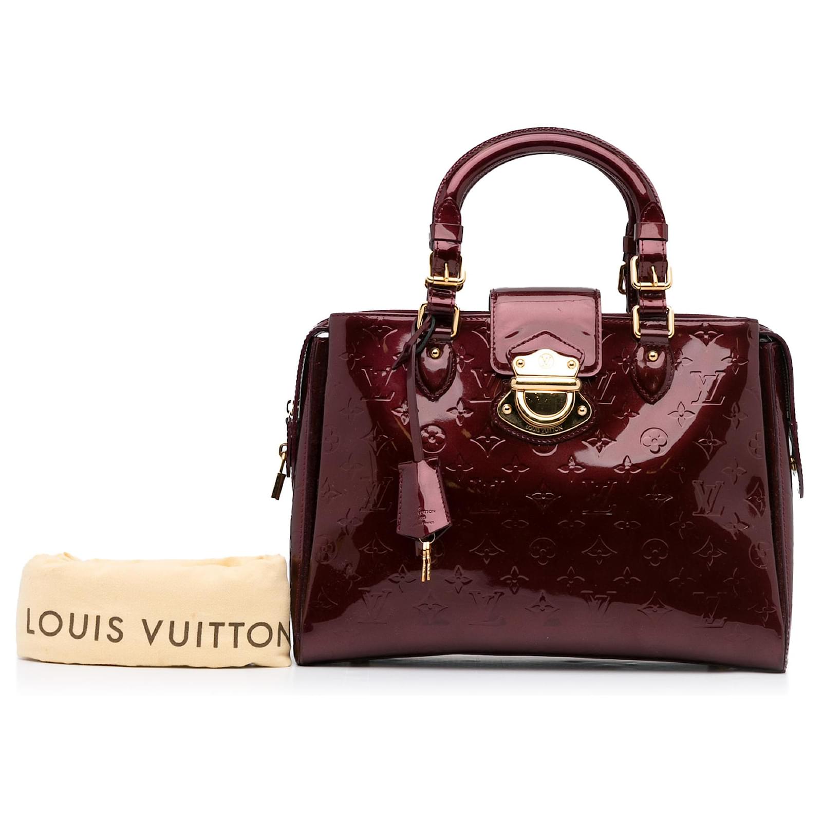 Louis Vuitton Purple Vernis Melrose Avenue Leather Patent leather  ref.935513 - Joli Closet