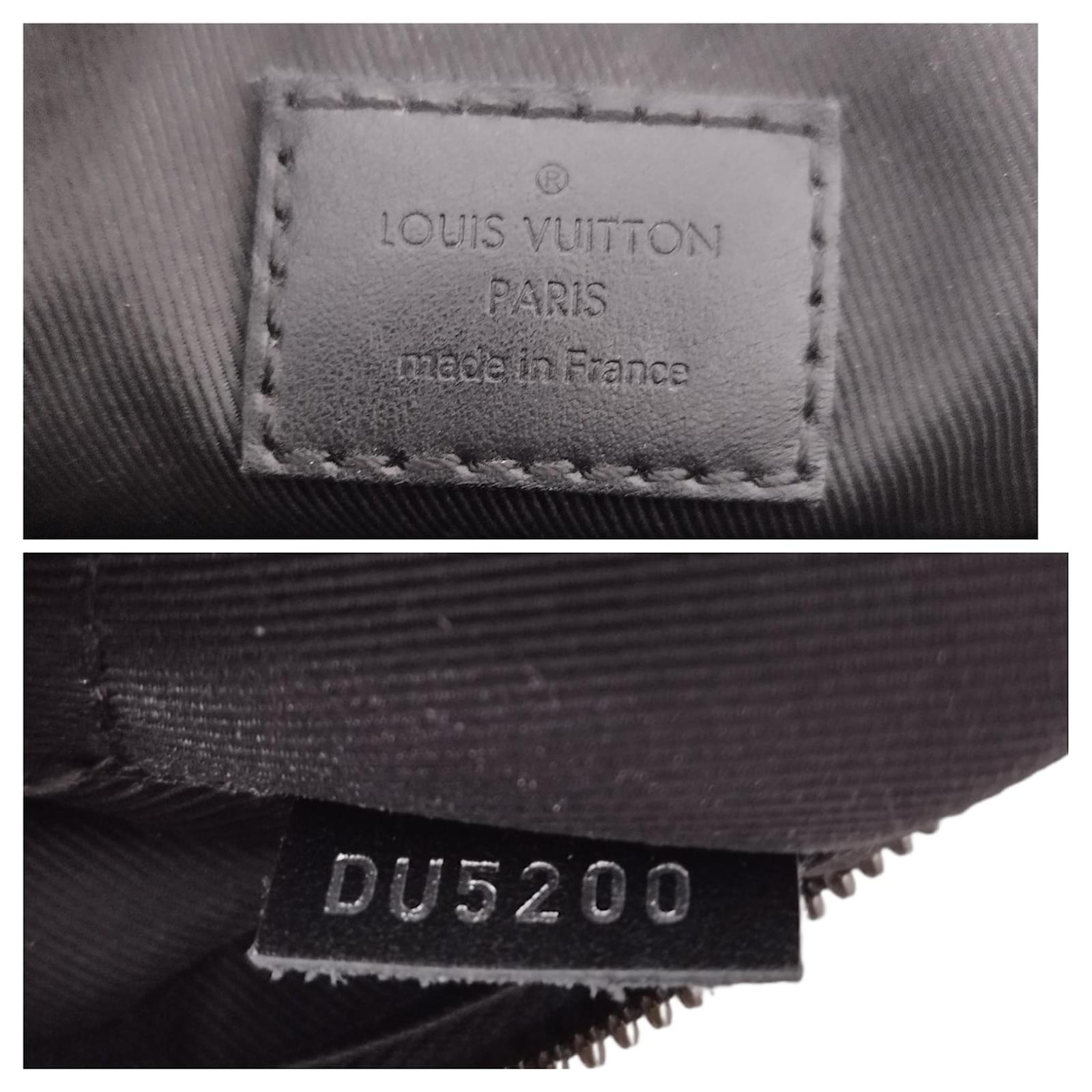 Louis Vuitton Trio Messenger Bag Eclipse Canvas Black Grey Cloth ref.935581  - Joli Closet