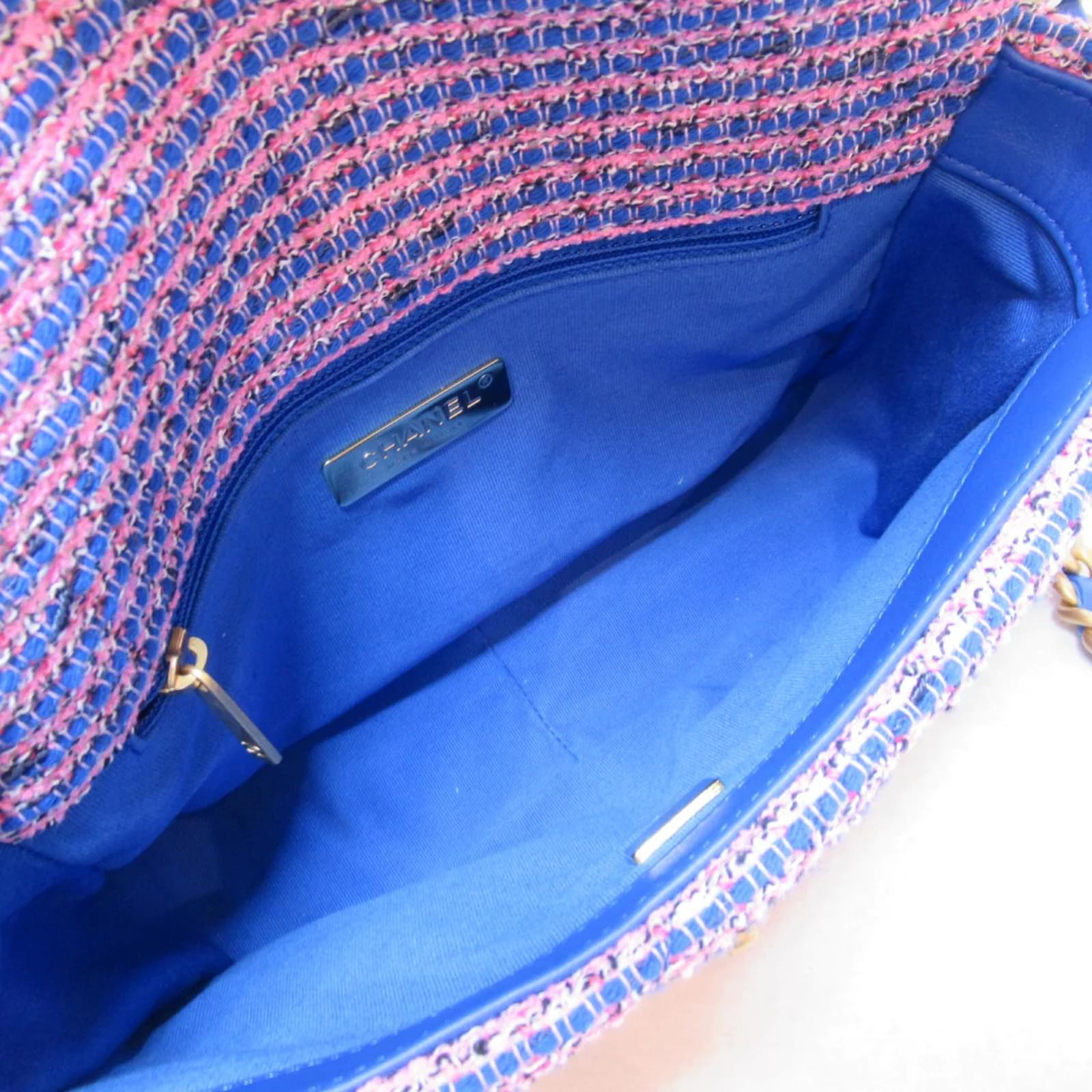 Chanel 2023 tweed 19 flap bag Multiple colors Cloth ref.935941 - Joli Closet