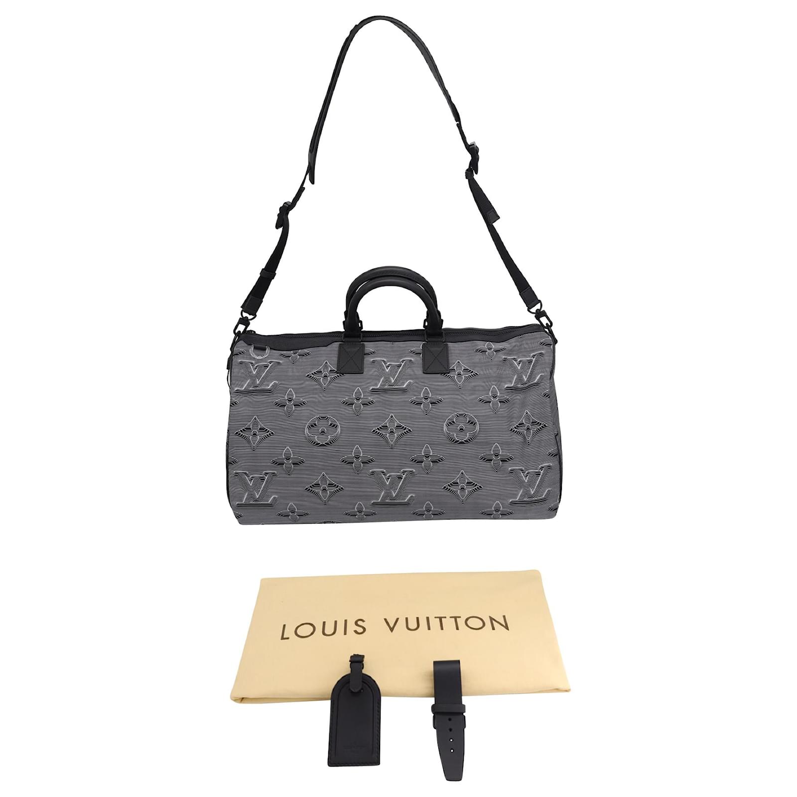 Louis Vuitton MONOGRAM Louis vuitton 2054 reversible keepall bandoulière 50  (M45602)