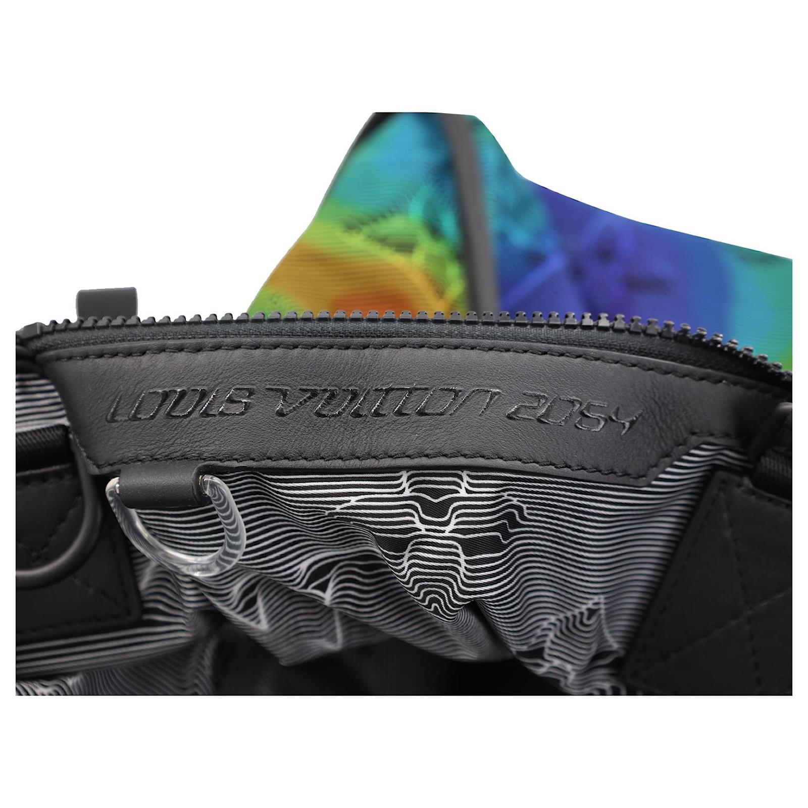 Louis Vuitton Reversible Keepall Bandouliere Monogram 3D 50 Rainbow/Gray/ Black in Textile/Cowhide Leather